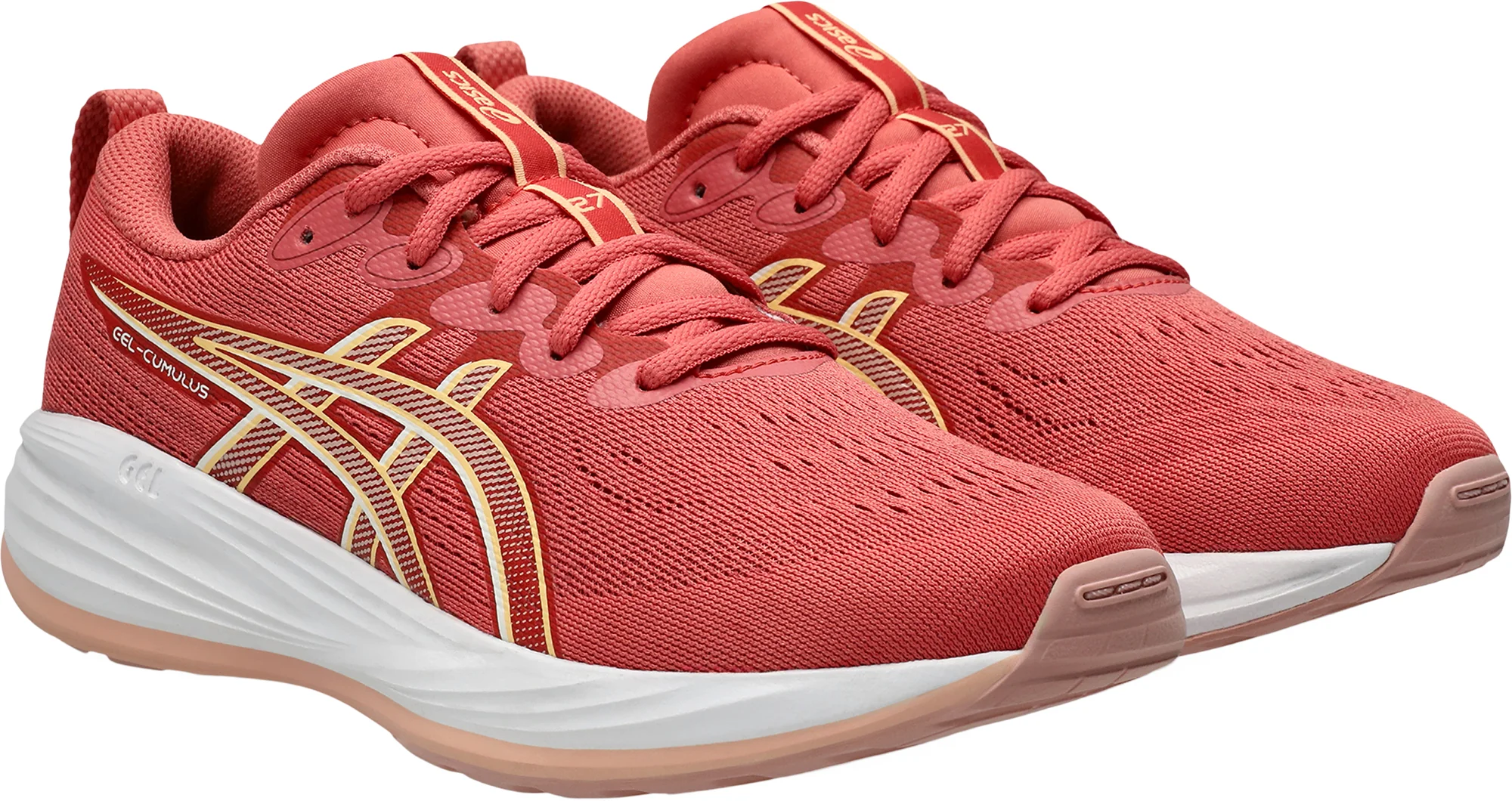 Asics Gel Cumulus 27 GS Junior Running Shoes - Pink - Image 6