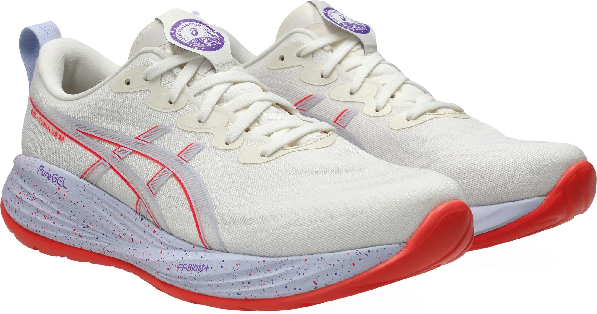 Asics Gel Cumulus 27 Tokyo Mens Running Shoes - Cream - Image 6