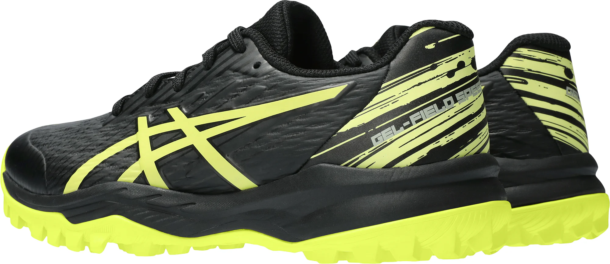 Asics Gel Field Speed GS Junior Hockey Shoes - Black - Image 5