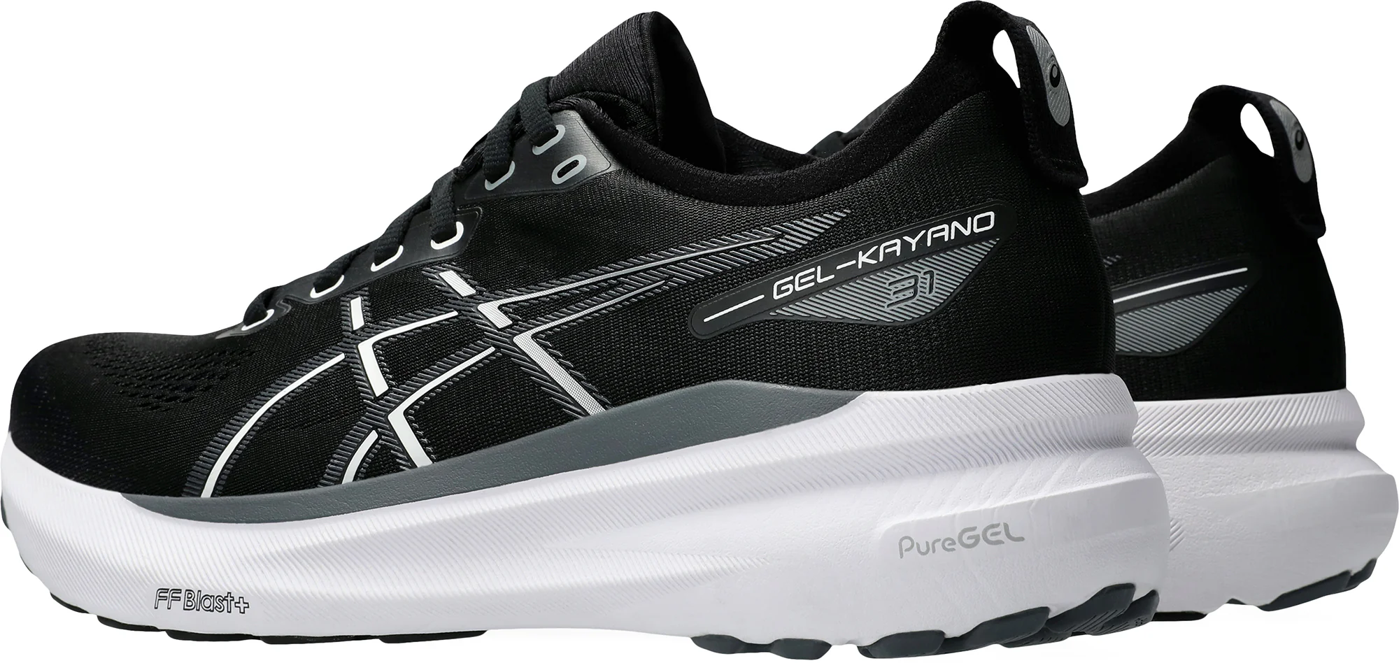 Asics Gel Kayano 31 Mens Running Shoes - Black - Image 5