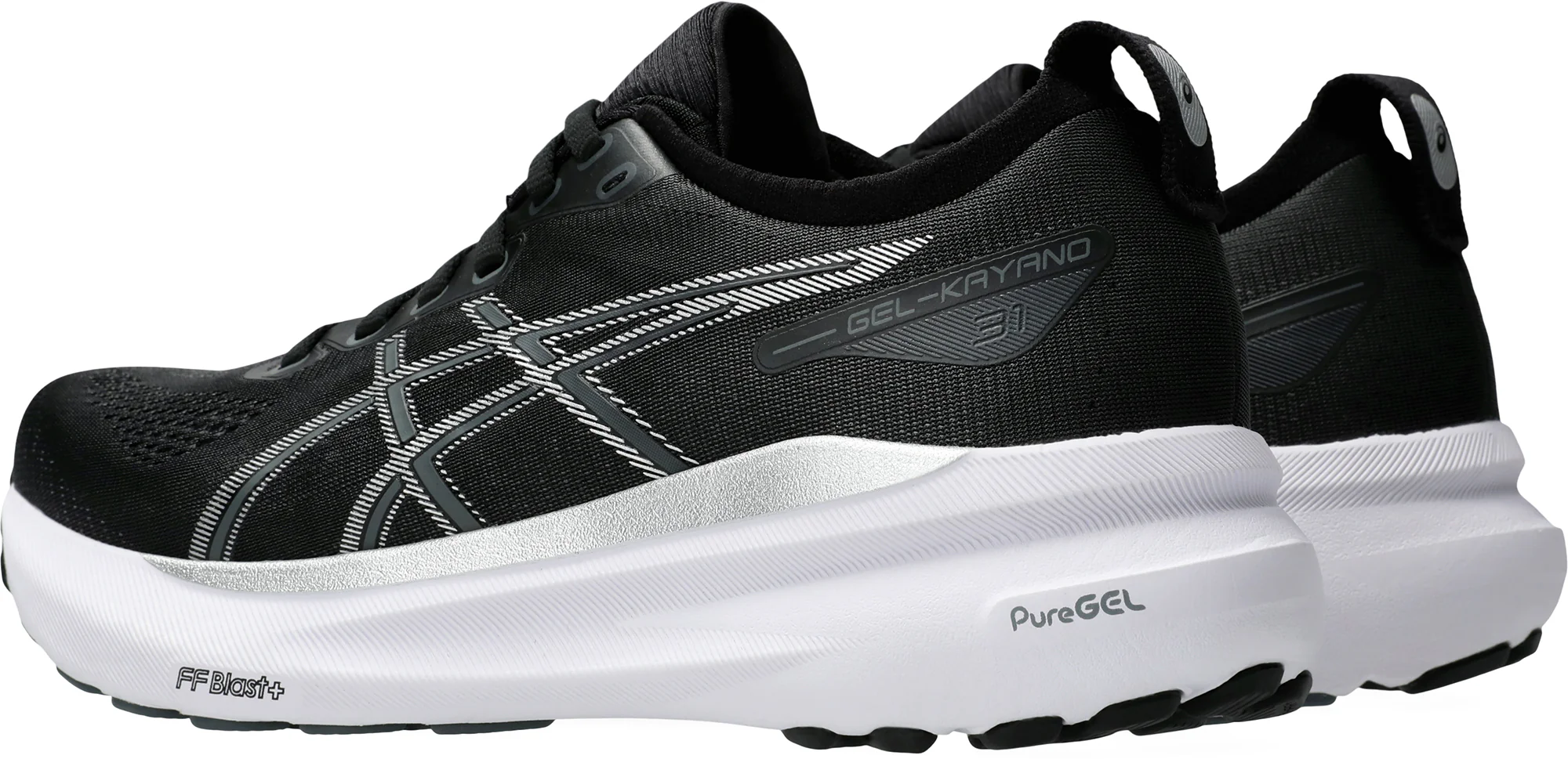 Asics Gel Kayano 31 Womens Running Shoes - Black - Image 5