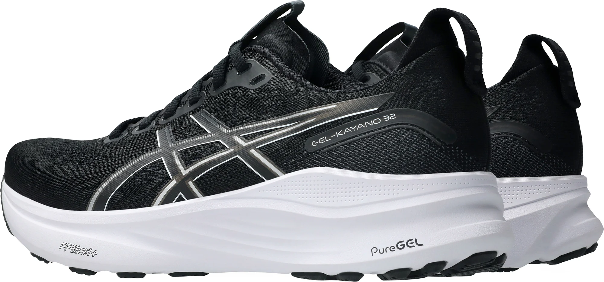 Asics Gel Kayano 32 EXTRA WIDE (4E) Mens Running Shoes - Black - Image 5