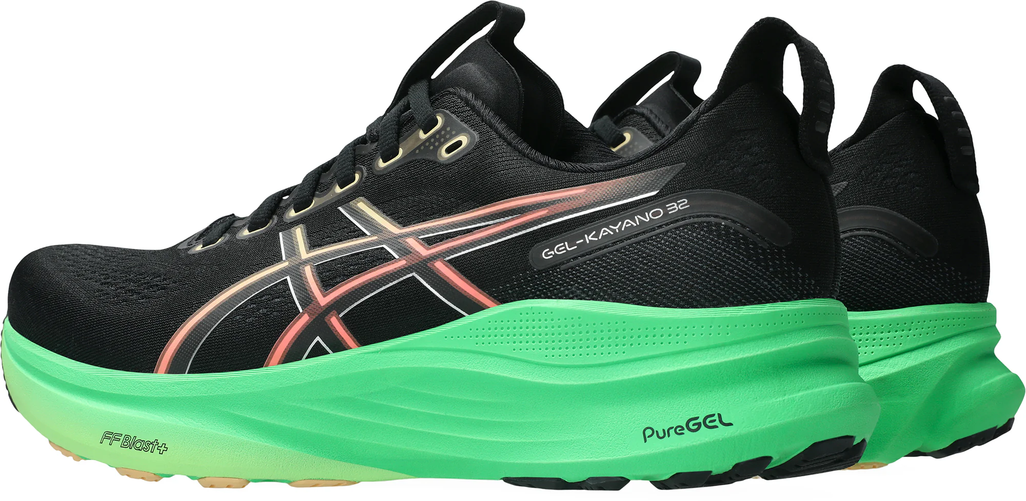 Asics Gel Kayano 32 Mens Running Shoes - Black - Image 5