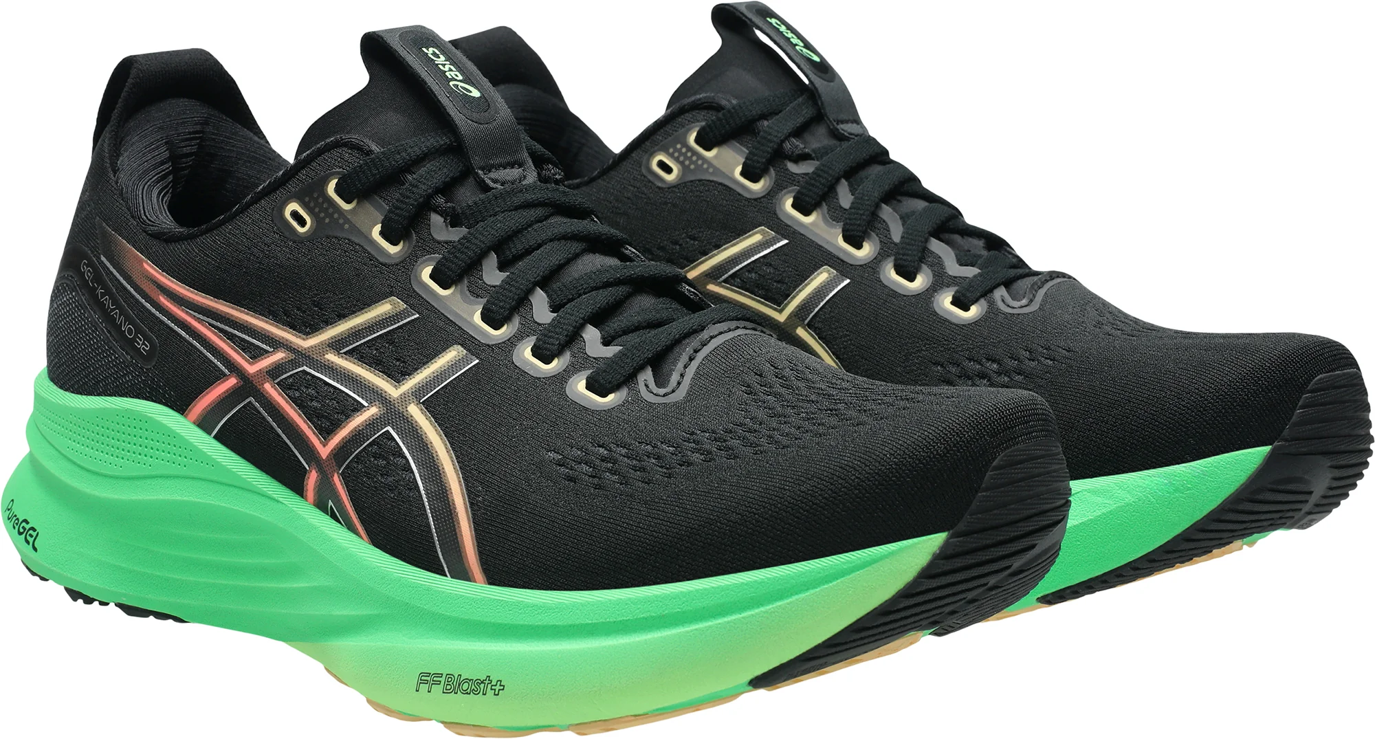 Asics Gel Kayano 32 Mens Running Shoes - Black - Image 6