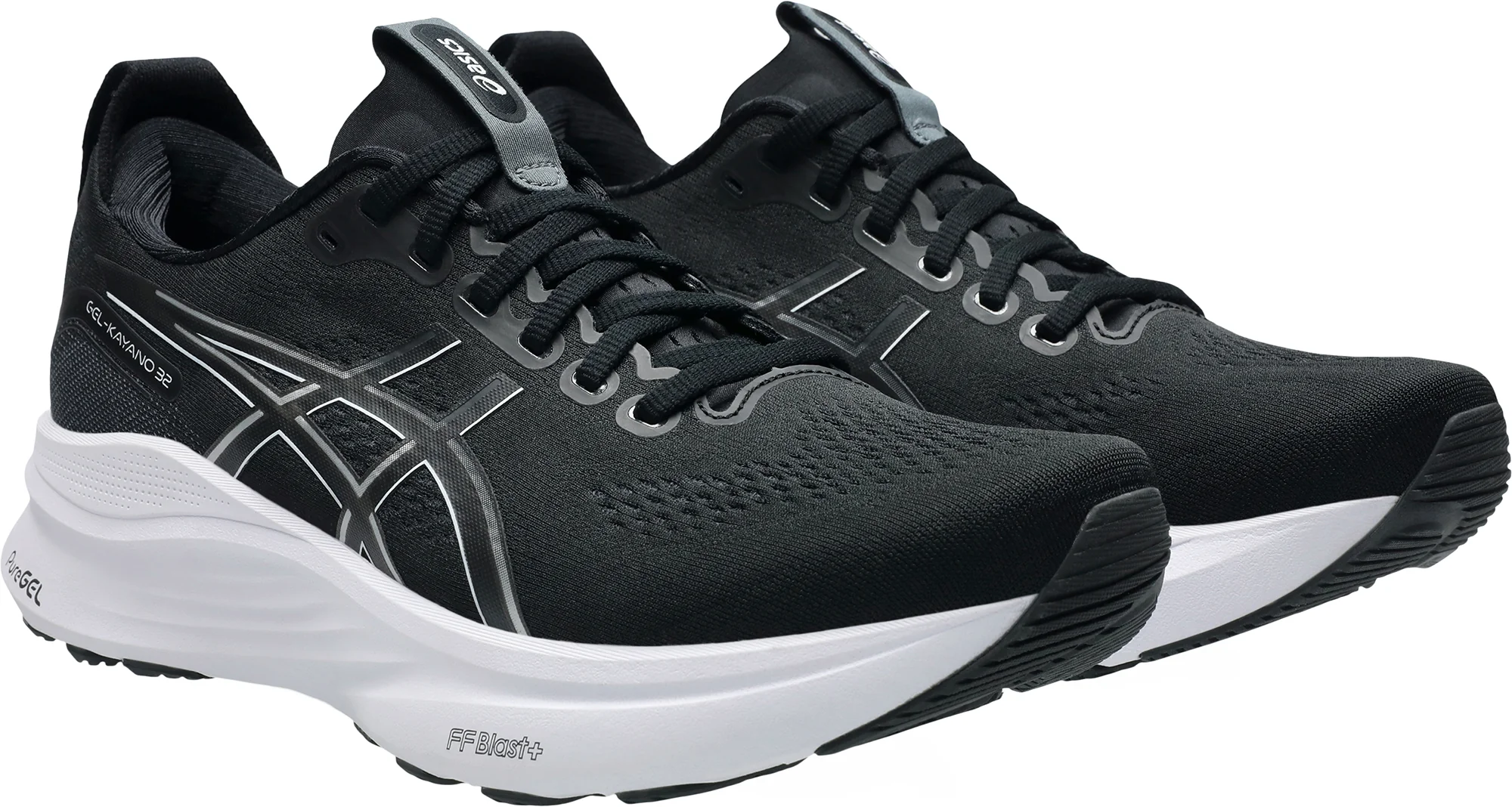 Asics Gel Kayano 32 WIDE FIT (2E) Mens Running Shoes - Black - Image 6