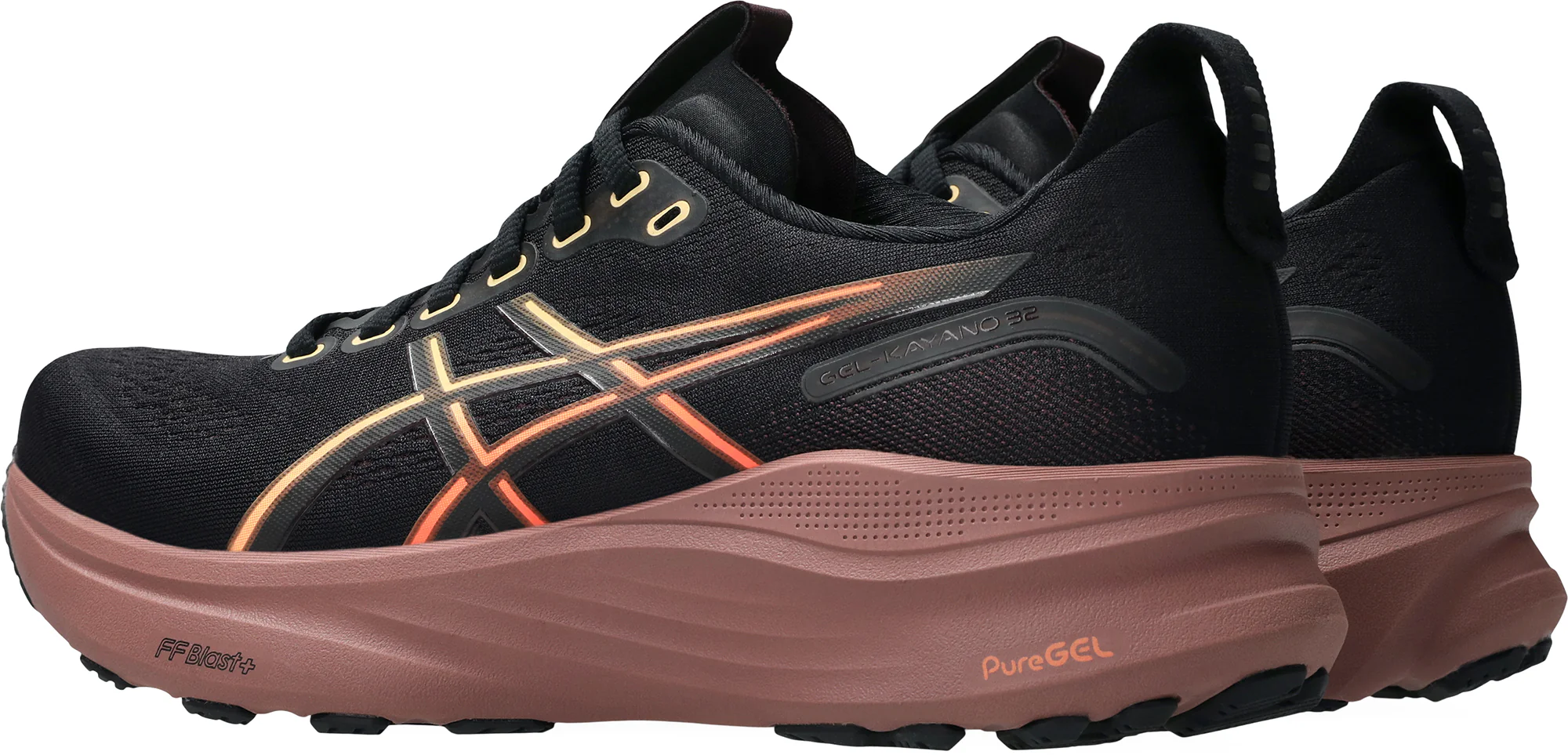 Asics Gel Kayano 32 Womens Running Shoes - Black - Image 5
