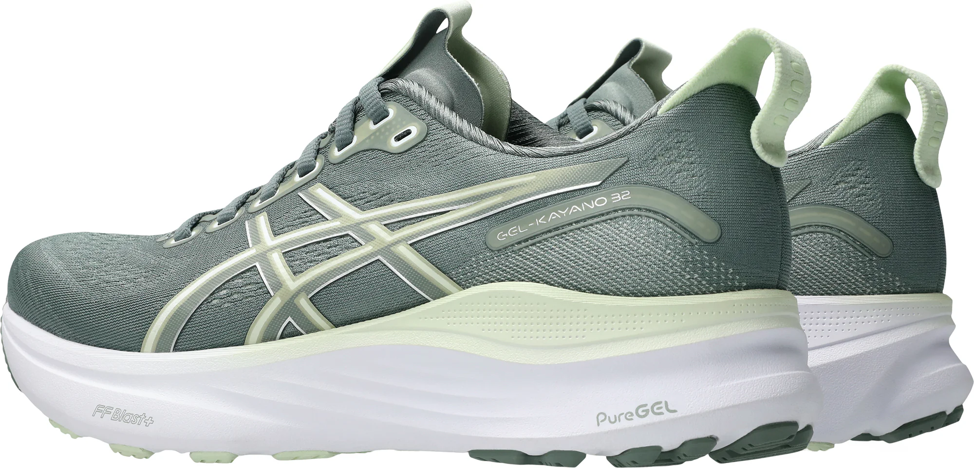 Asics Gel Kayano 32 Womens Running Shoes - Green - Image 5