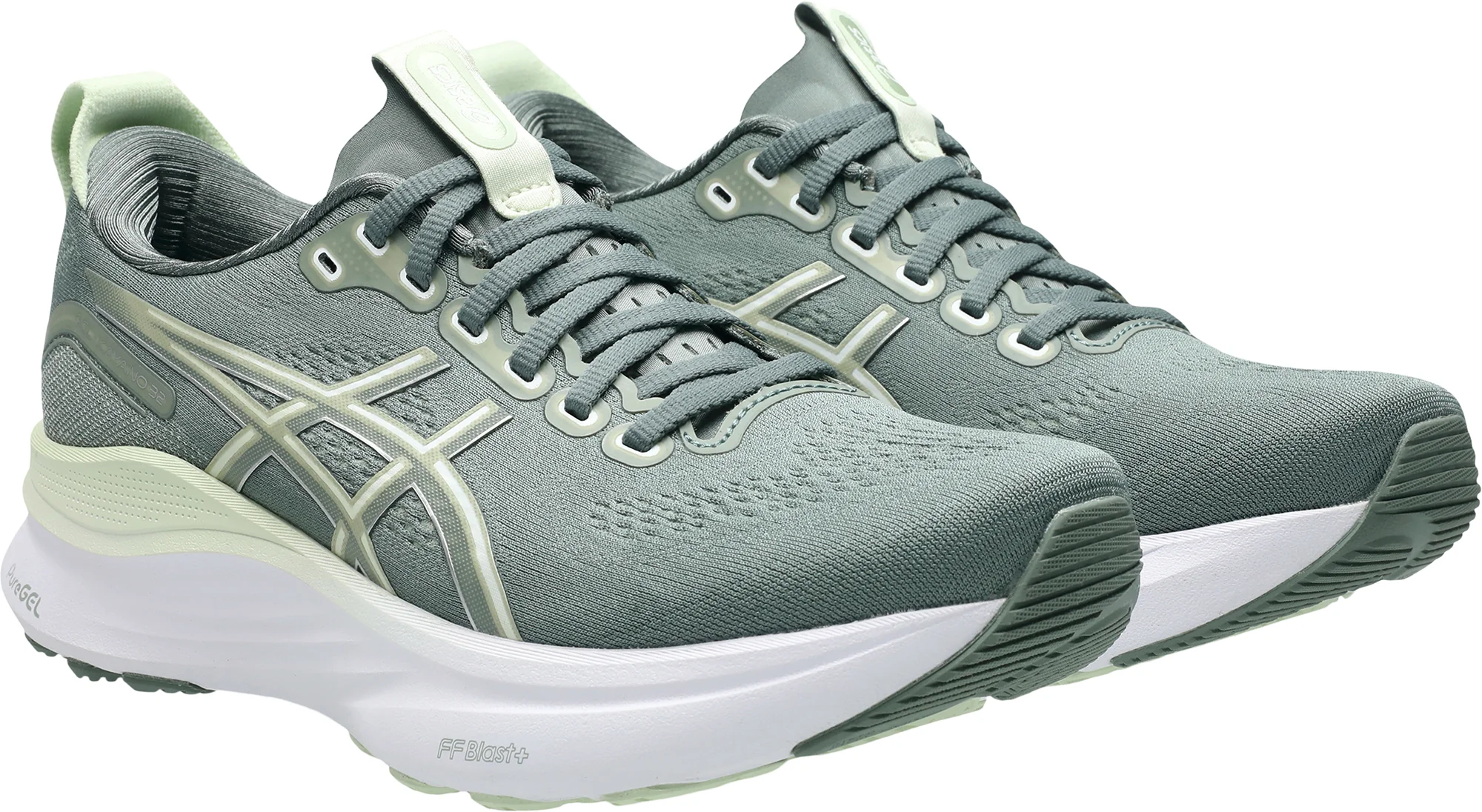 Asics Gel Kayano 32 Womens Running Shoes - Green - Image 6