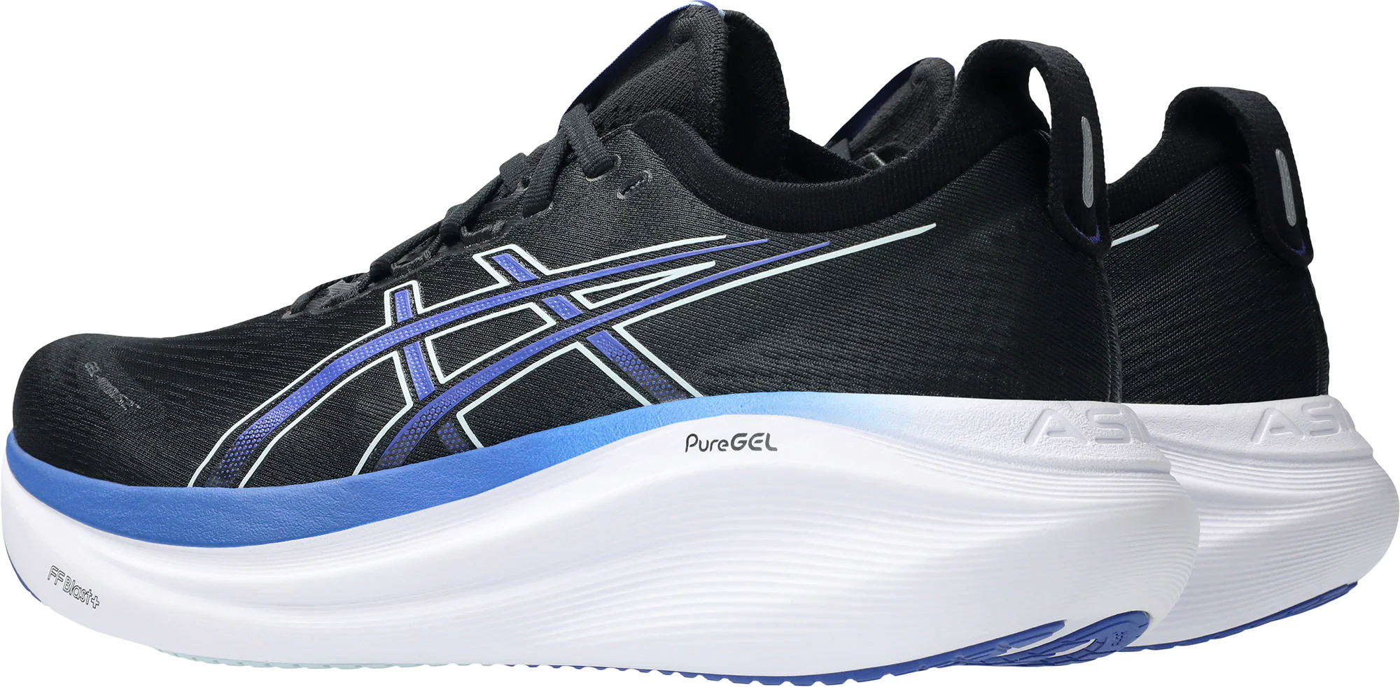Asics Gel Nimbus 27 Mens Running Shoes - Black - Image 5