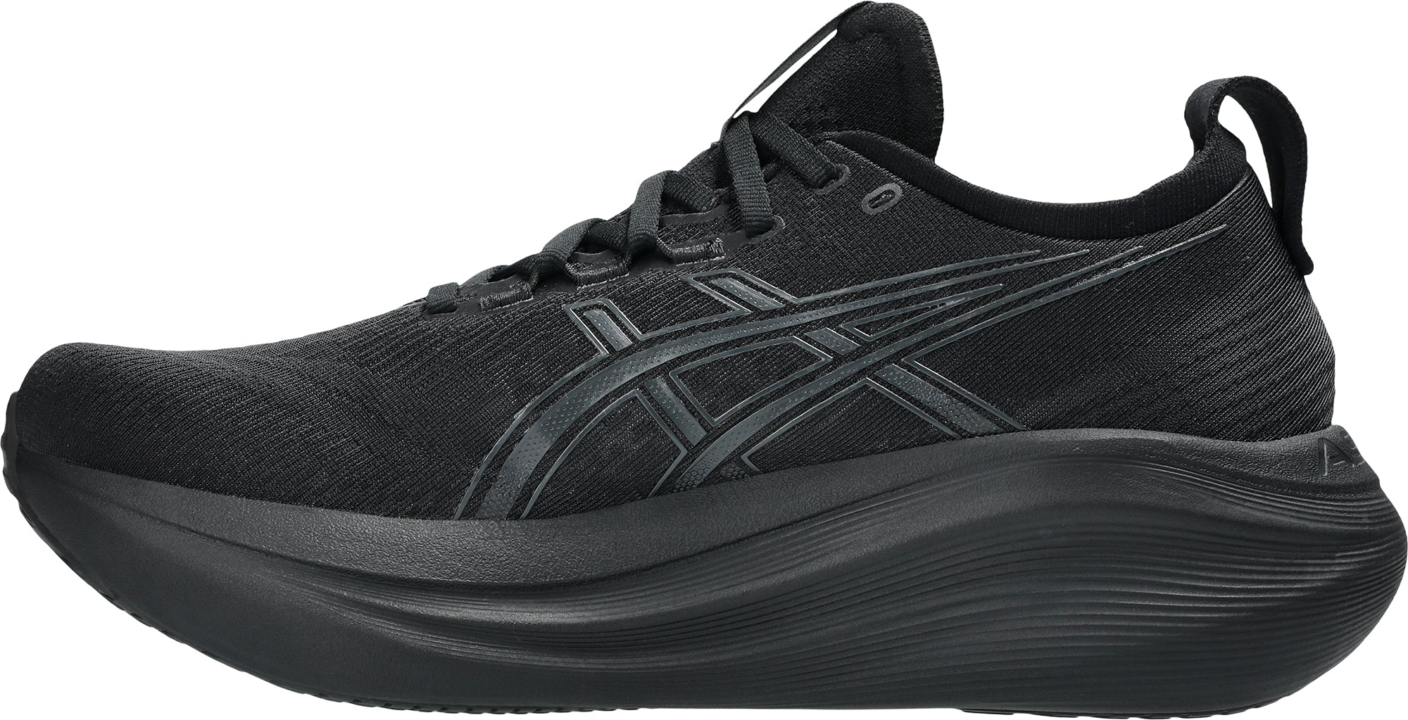Asics Gel Nimbus 27 Mens Running Shoes - Black - Image 3