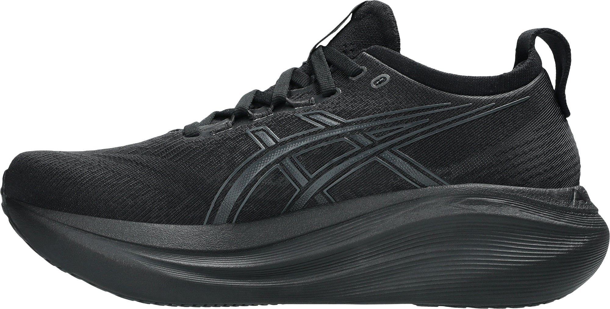 Asics Gel Nimbus 27 Womens Running Shoes - Black - Image 3