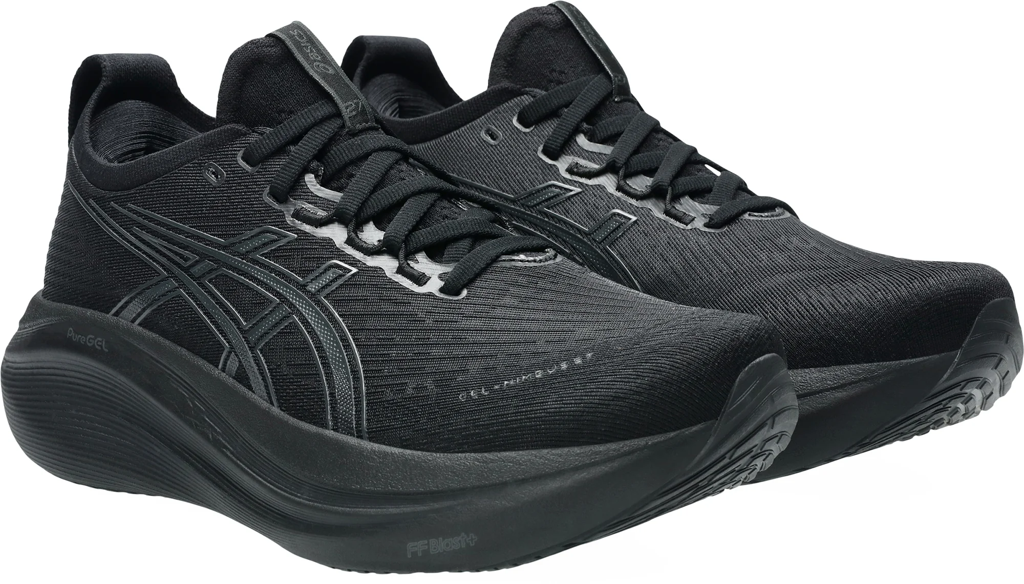 Asics Gel Nimbus 27 Womens Running Shoes - Black - Image 6