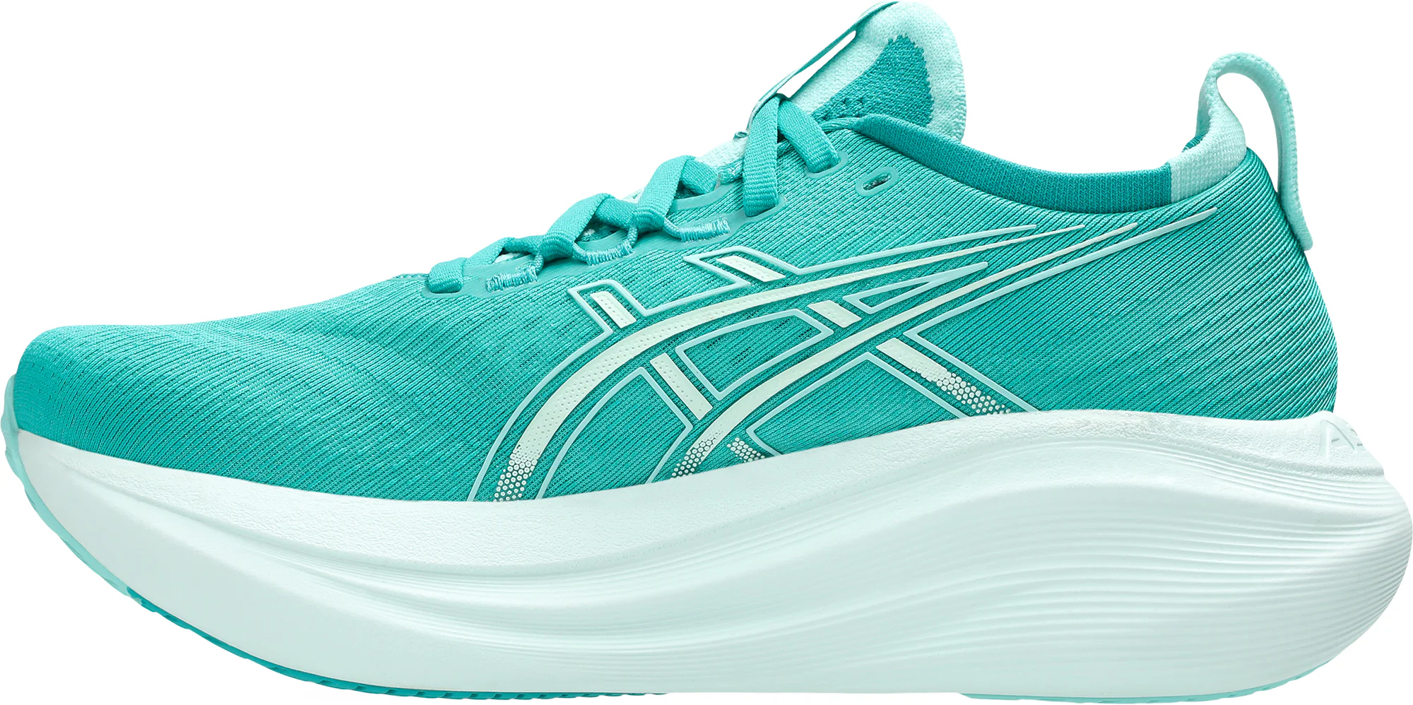 Asics Gel Nimbus 27 Womens Running Shoes - Green - Image 3