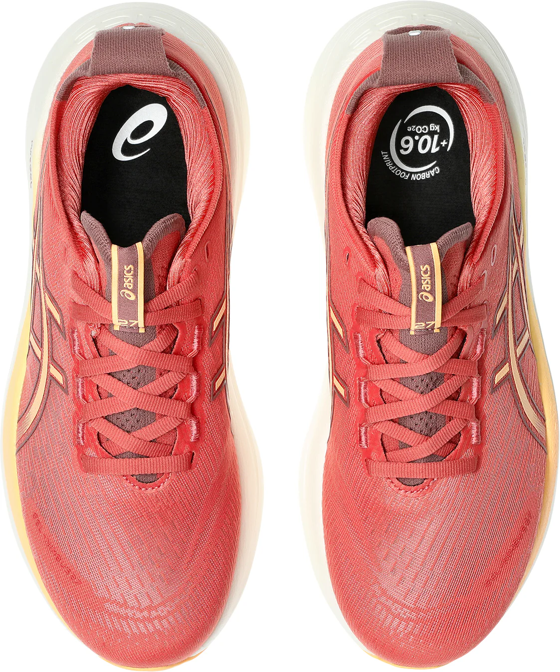 Asics Gel Nimbus 27 Womens Running Shoes - Pink - Image 4