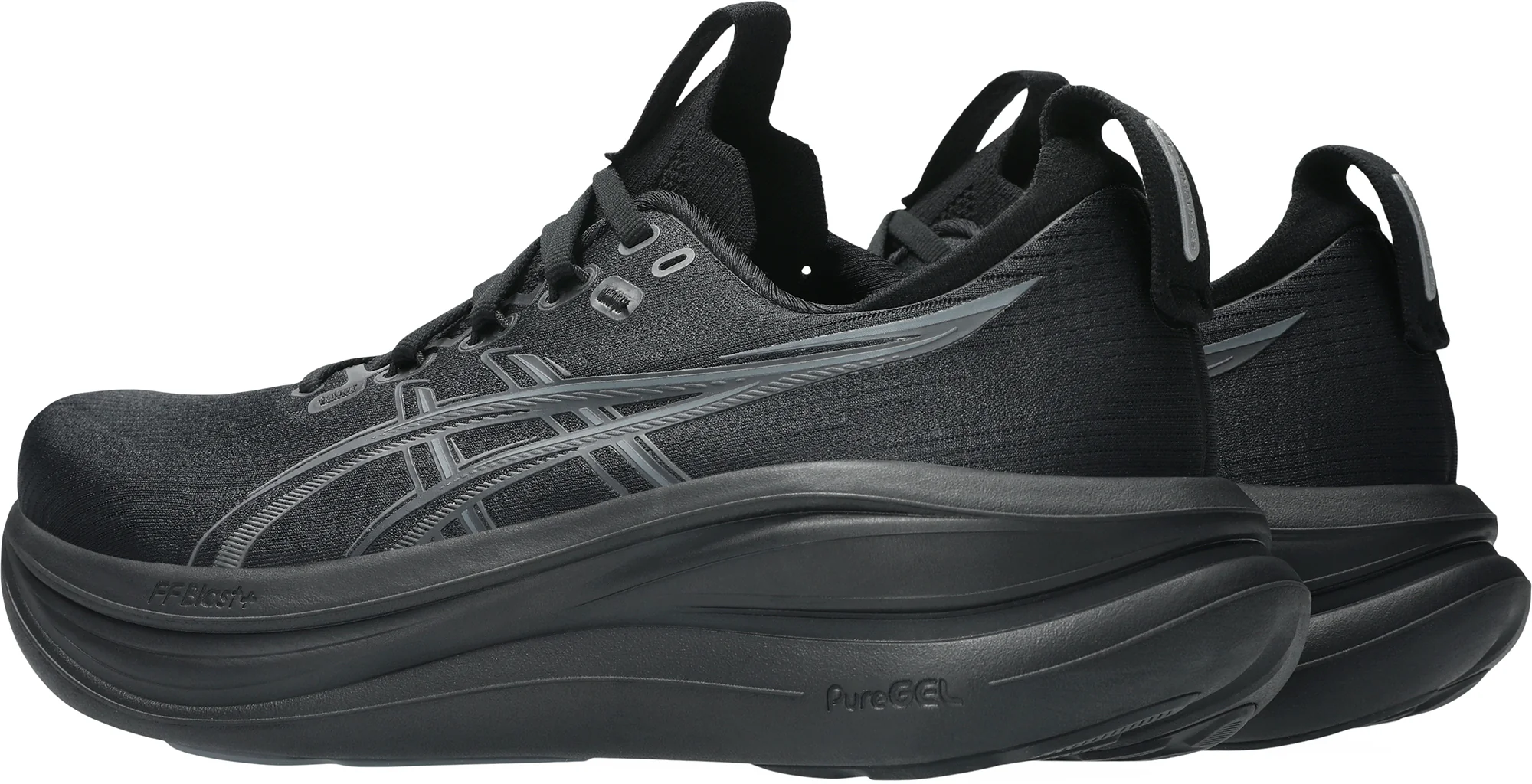 Asics Gel Nimbus 28 Mens Running Shoes - Black - Image 5