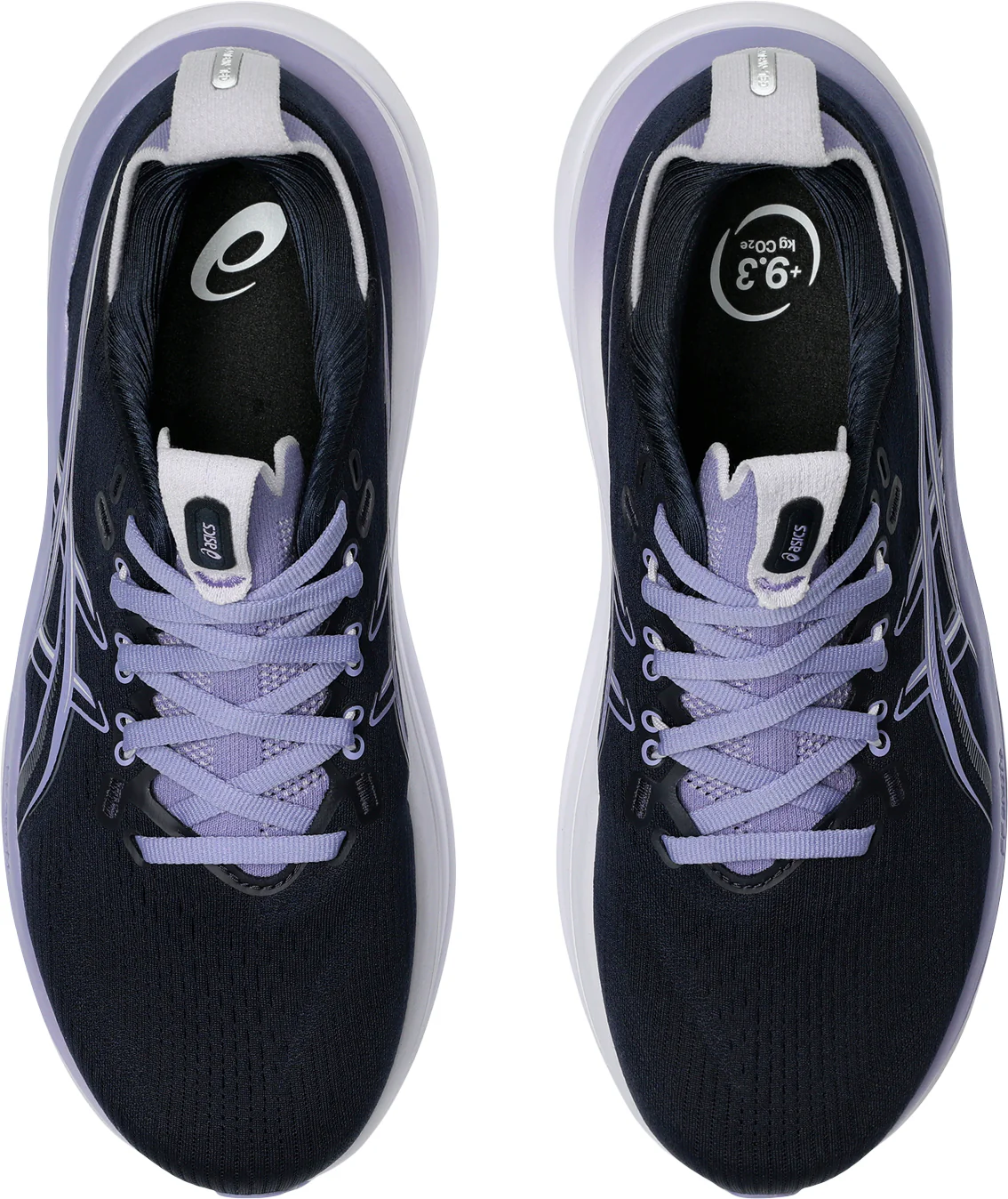 Asics Gel Nimbus 28 Womens Running Shoes - Blue - Image 4