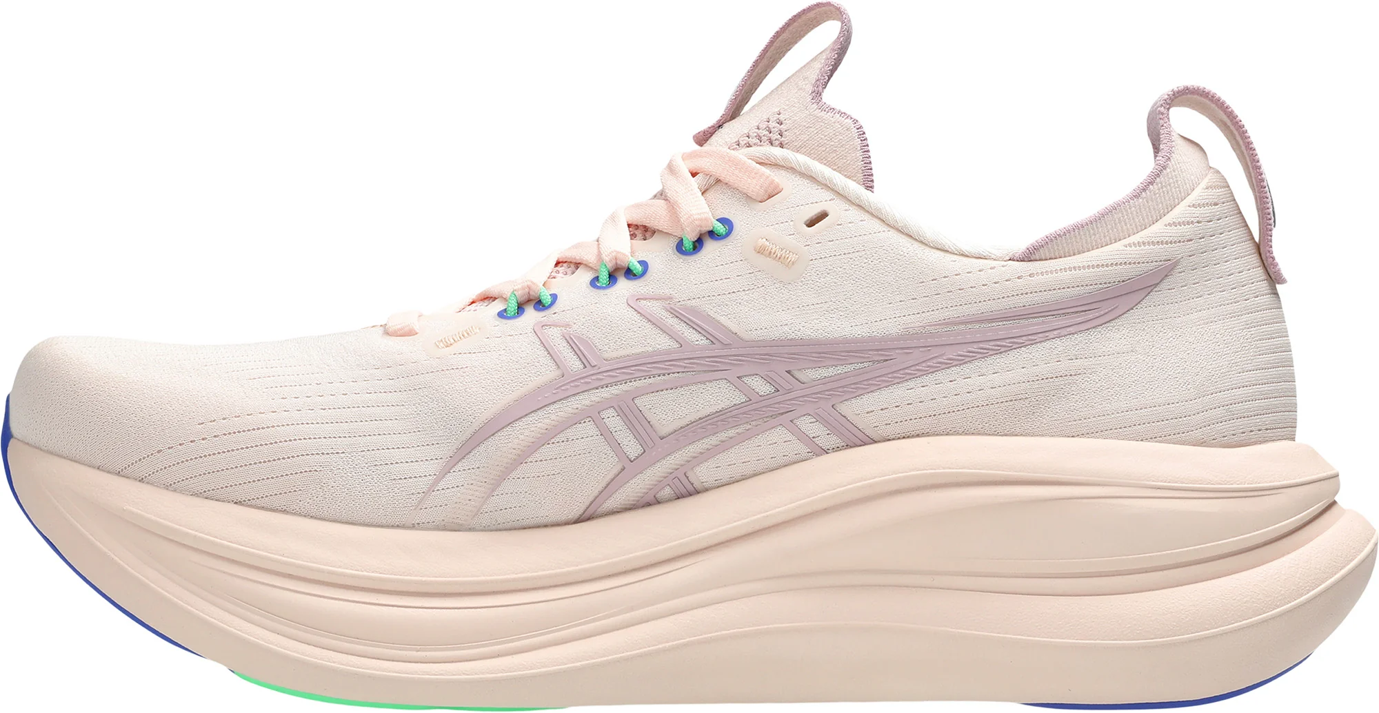Asics Gel Nimbus 28 Womens Running Shoes - Pink - Image 3