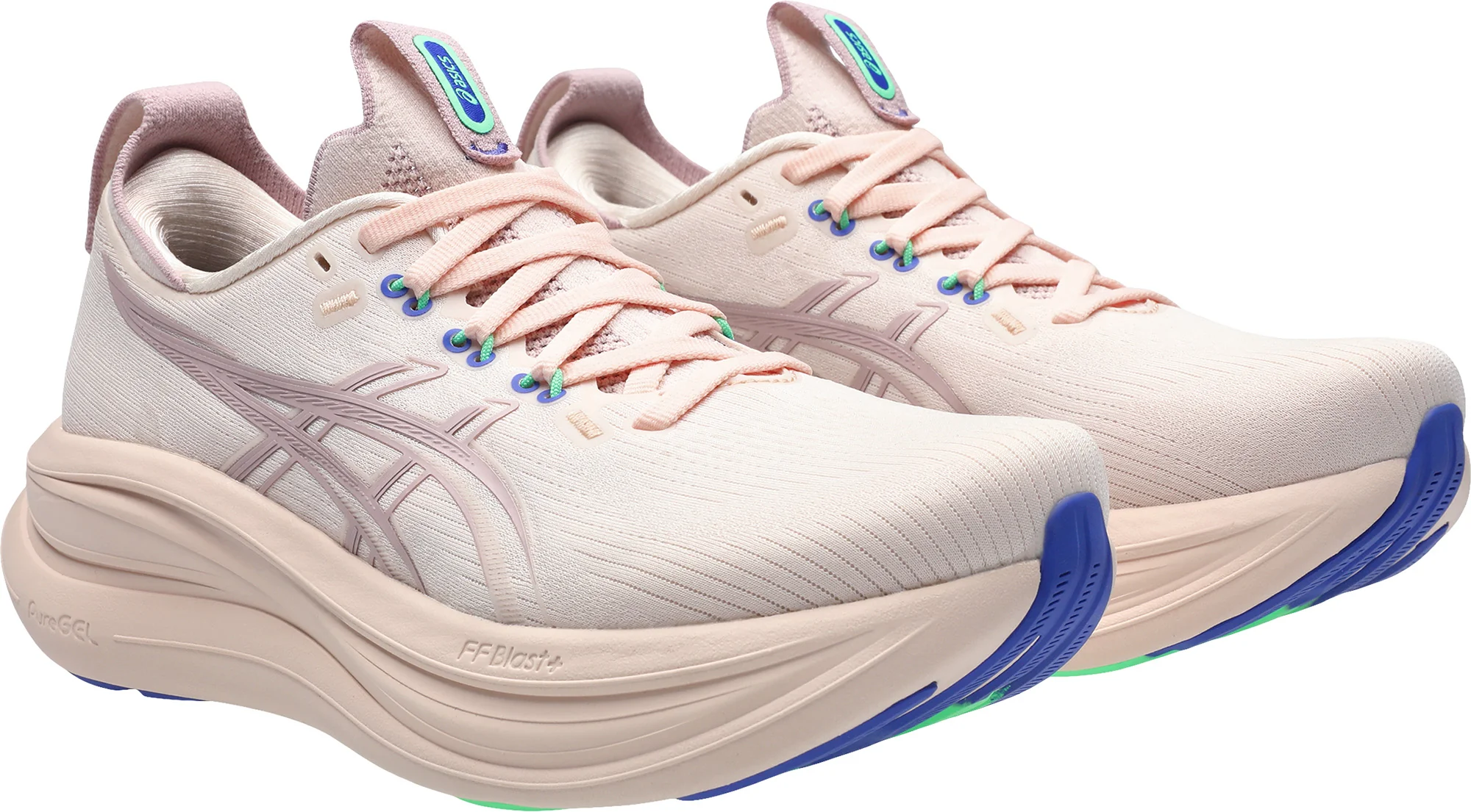 Asics Gel Nimbus 28 Womens Running Shoes - Pink - Image 6