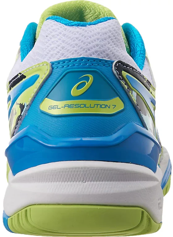 Asics Gel Resolution 7 L.E Womens Tennis Shoes - Blue - Image 5