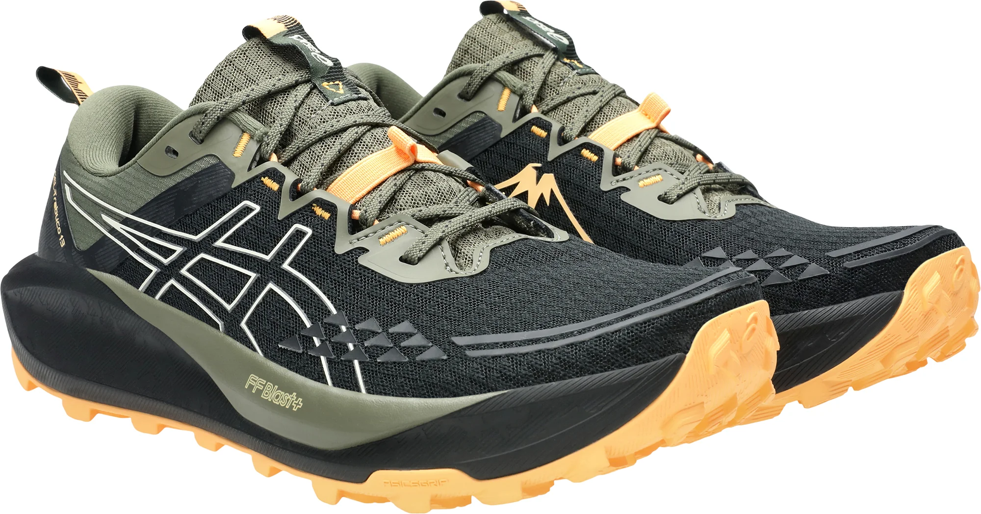 Asics Gel Trabuco 13 Mens Trail Running Shoes - Black - Image 6