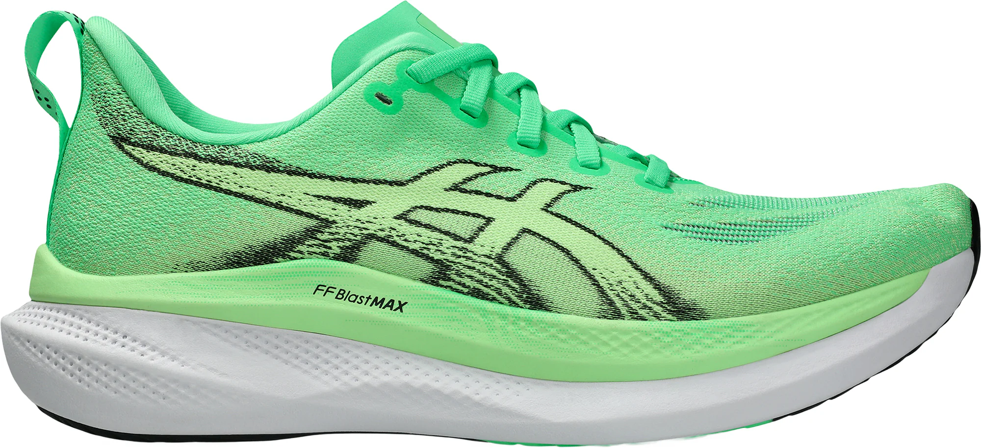 Asics Glideride Max 2 Mens Running Shoes - Green