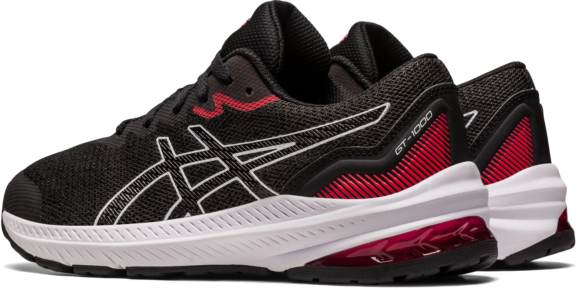 Asics GT 1000 11 GS Junior Running Shoes - Black - Image 5