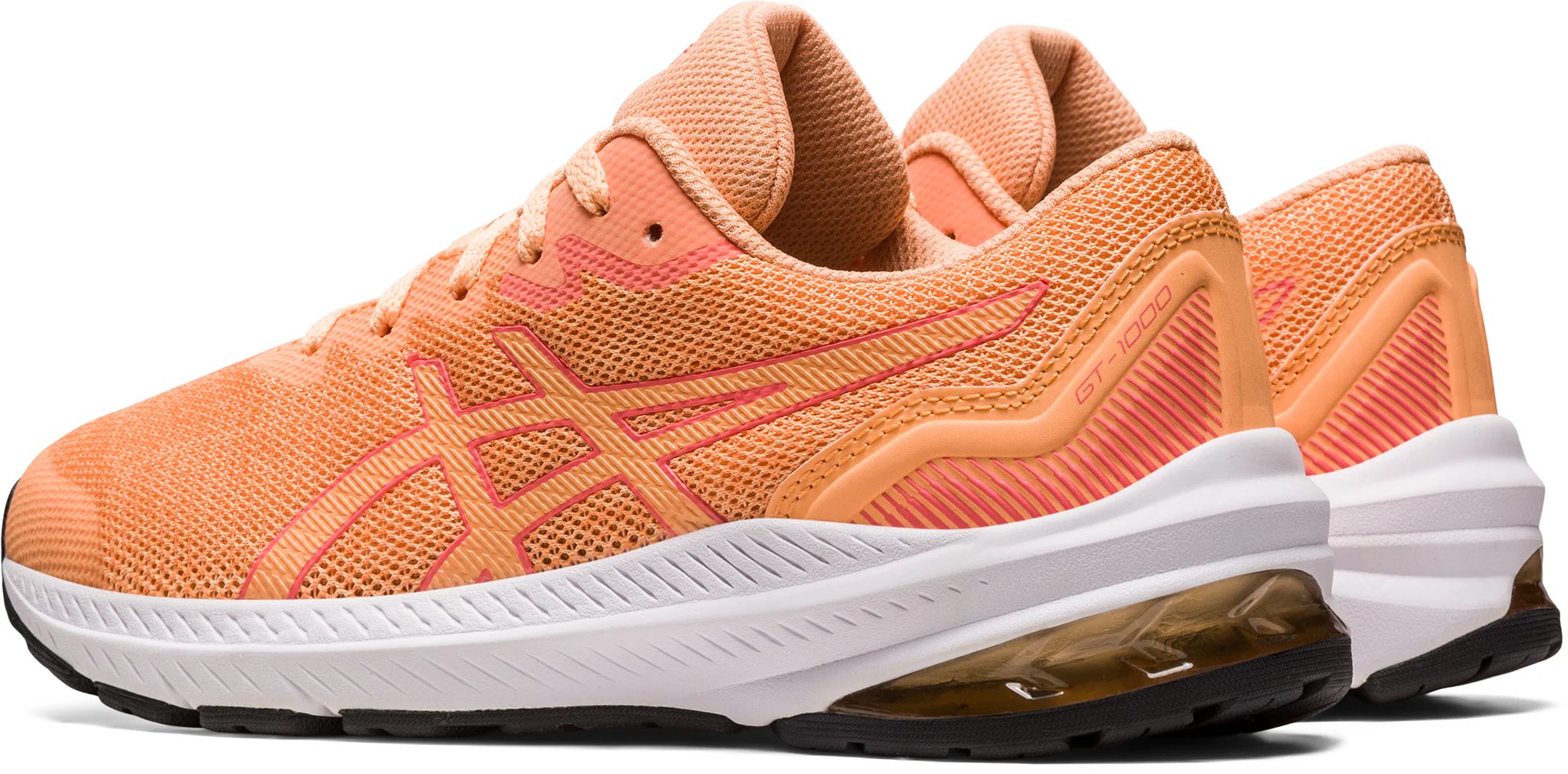Asics GT 1000 11 GS Junior Running Shoes - Orange - Image 5