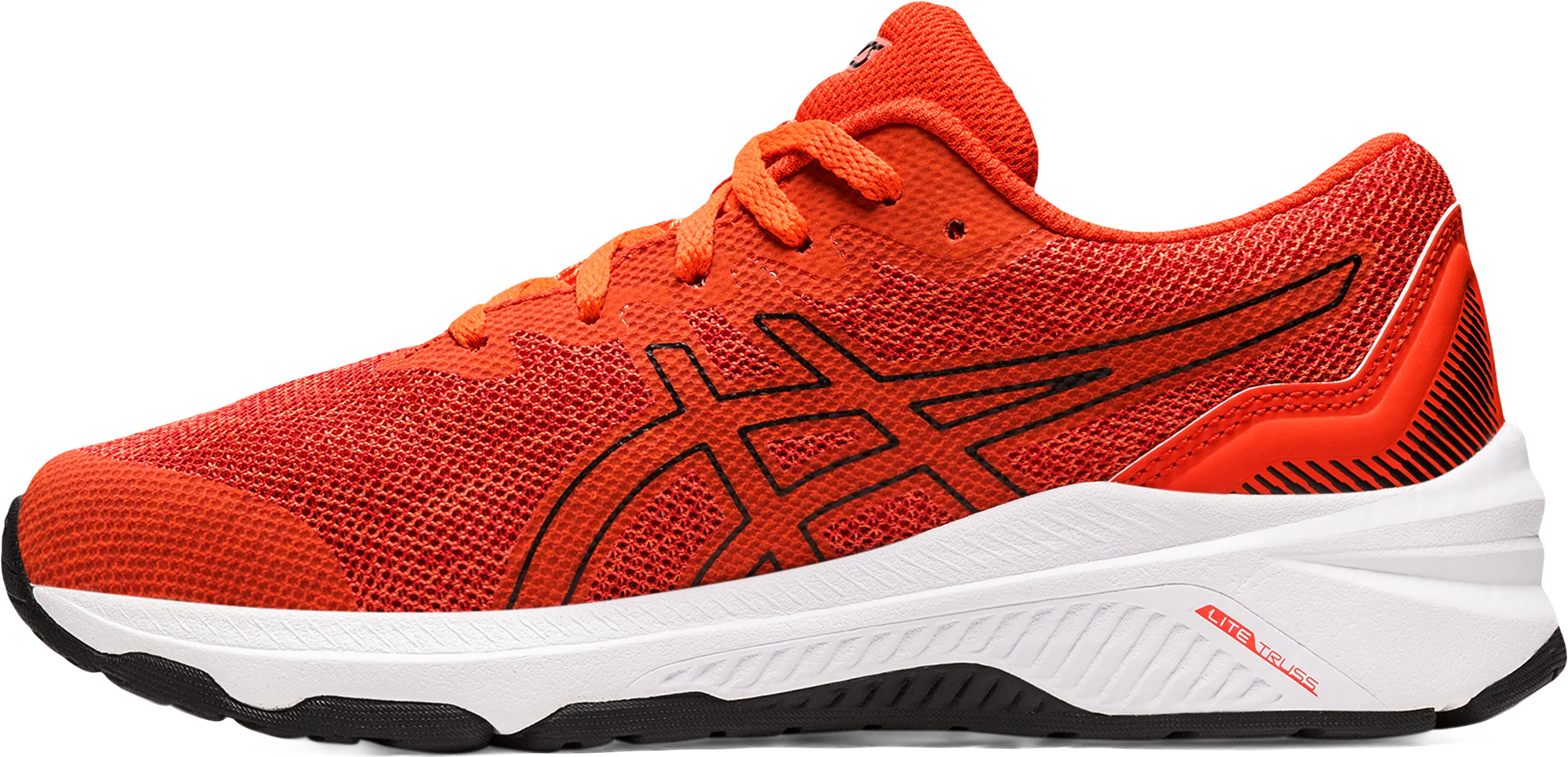 Asics GT 1000 11 GS Junior Running Shoes - Red - Image 3