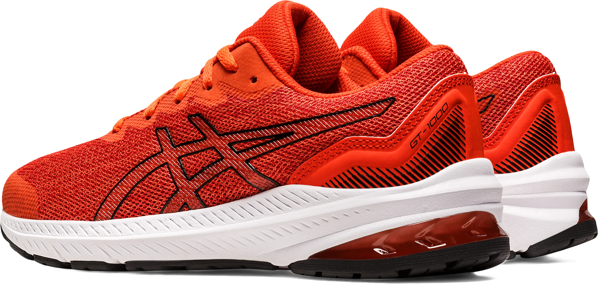 Asics GT 1000 11 GS Junior Running Shoes - Red - Image 5