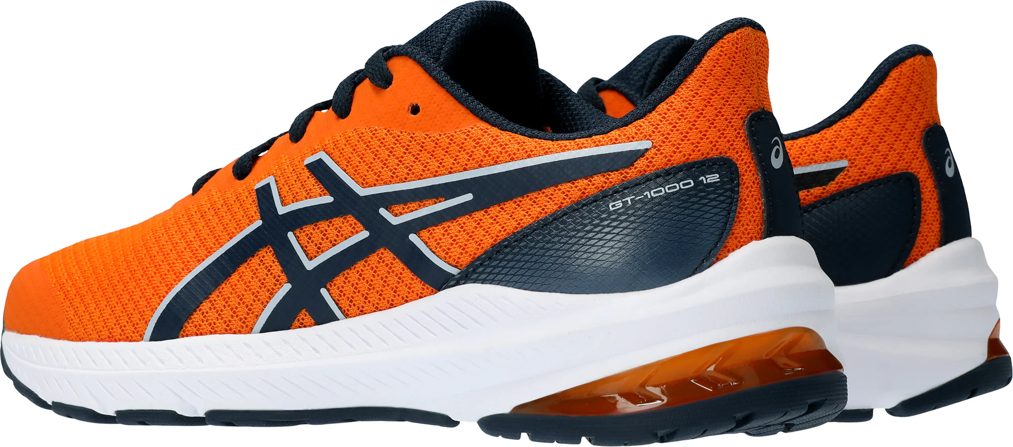 Asics GT 1000 12 GS Junior Running Shoes - Orange - Image 5