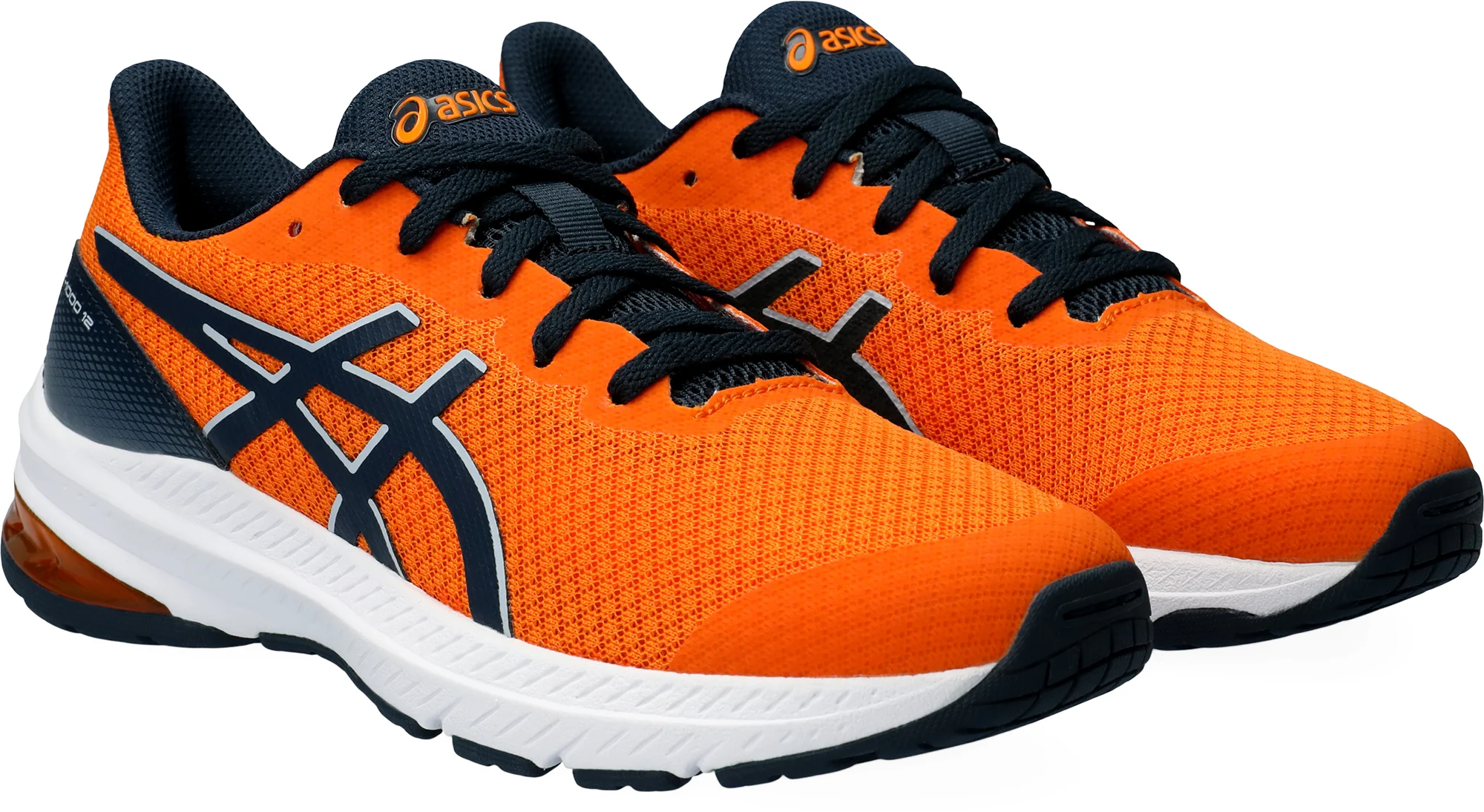 Asics GT 1000 12 GS Junior Running Shoes - Orange - Image 6