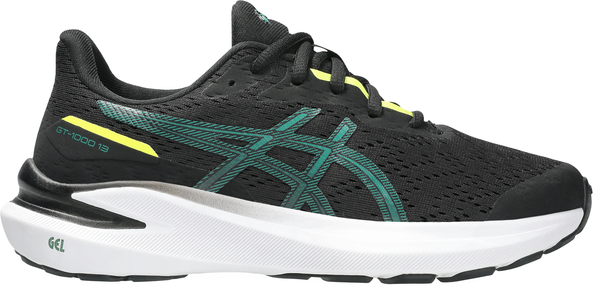 Asics GT 1000 13 GS Junior Running Shoes - Black