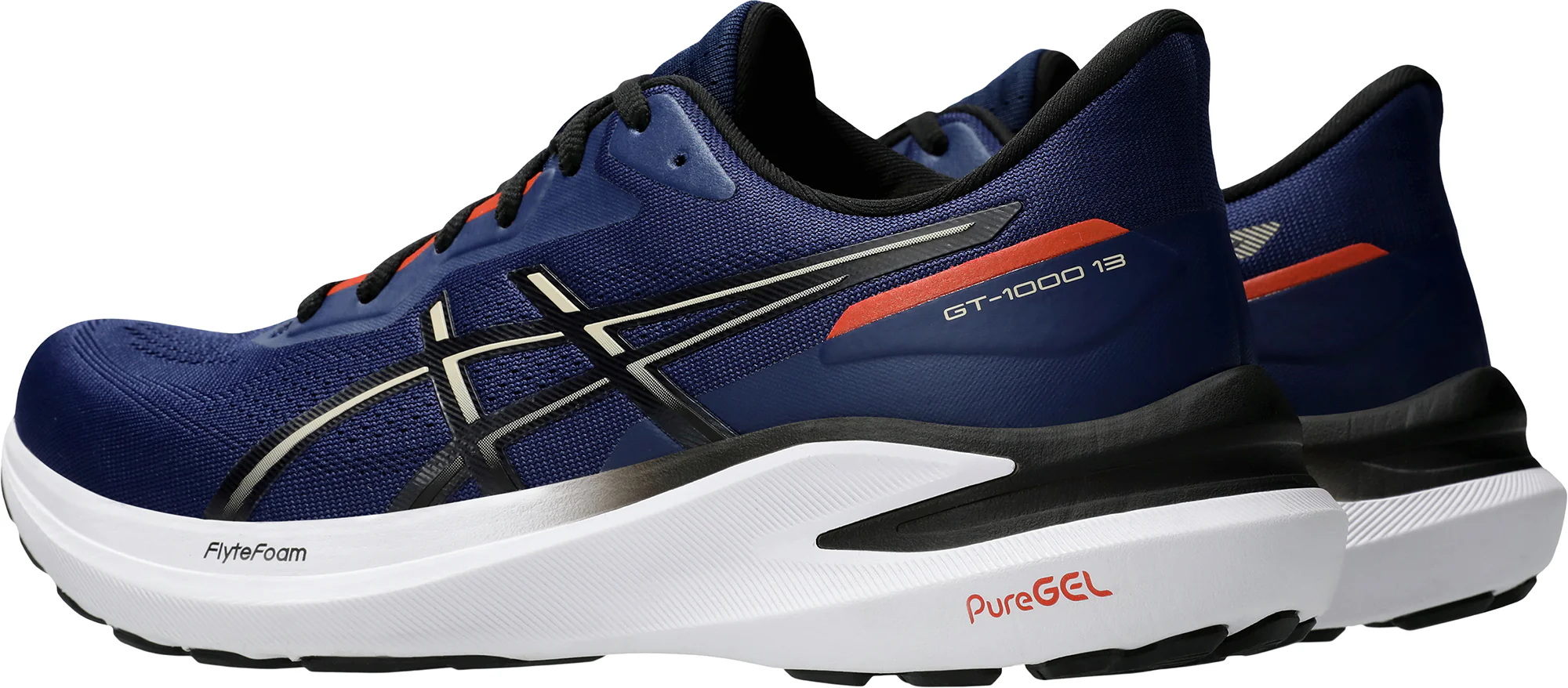 Asics GT 1000 13 Mens Running Shoes - Navy - Image 5