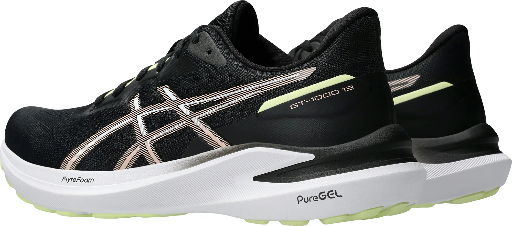 Asics GT 1000 13 Womens Running Shoes - Black - Image 5