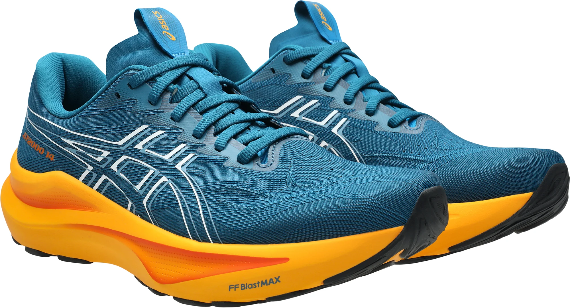 Asics GT 2000 14 Mens Running Shoes - Blue - Image 6