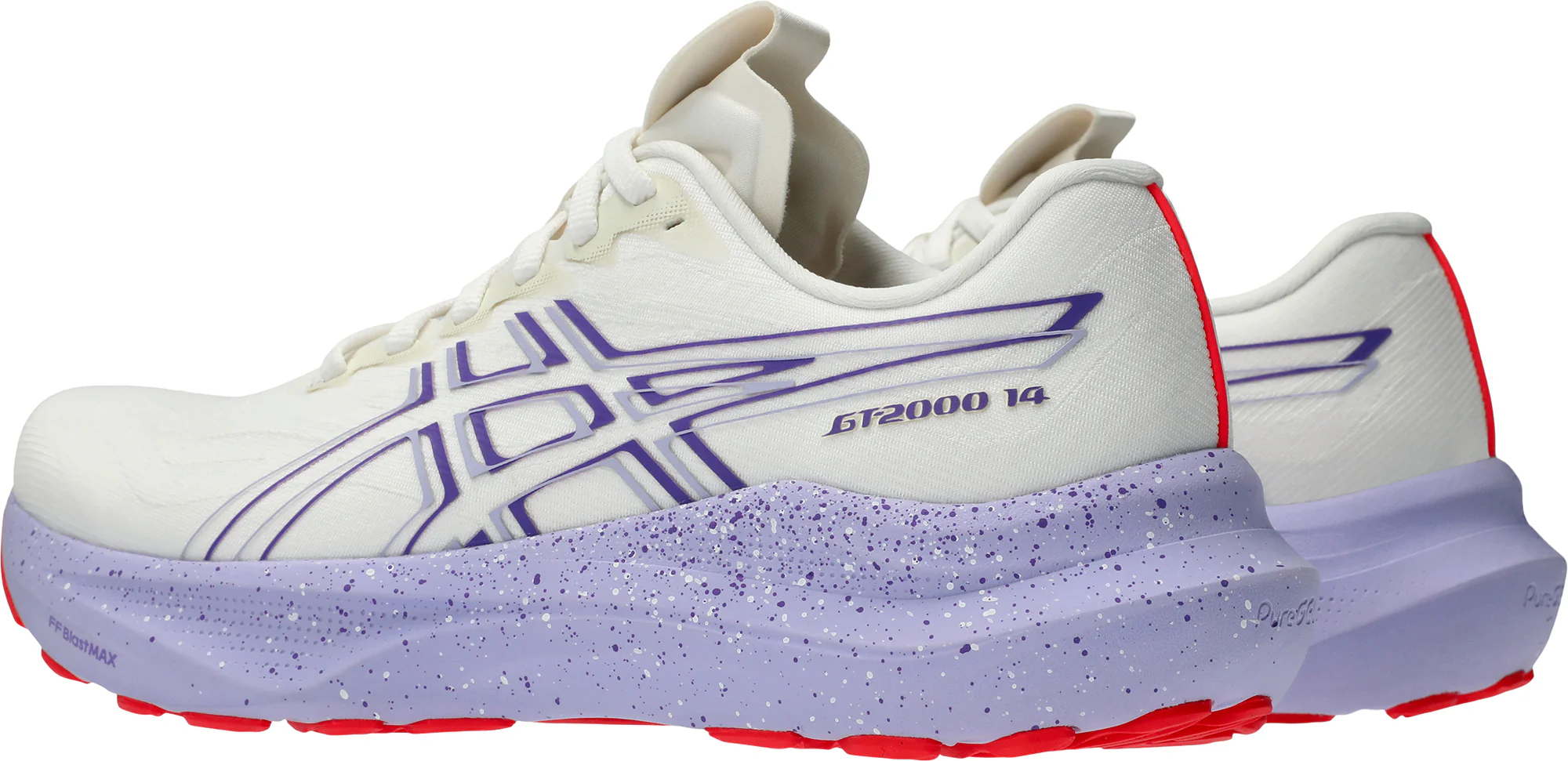 Asics GT 2000 14 Tokyo Womens Running Shoes - Cream - Image 5