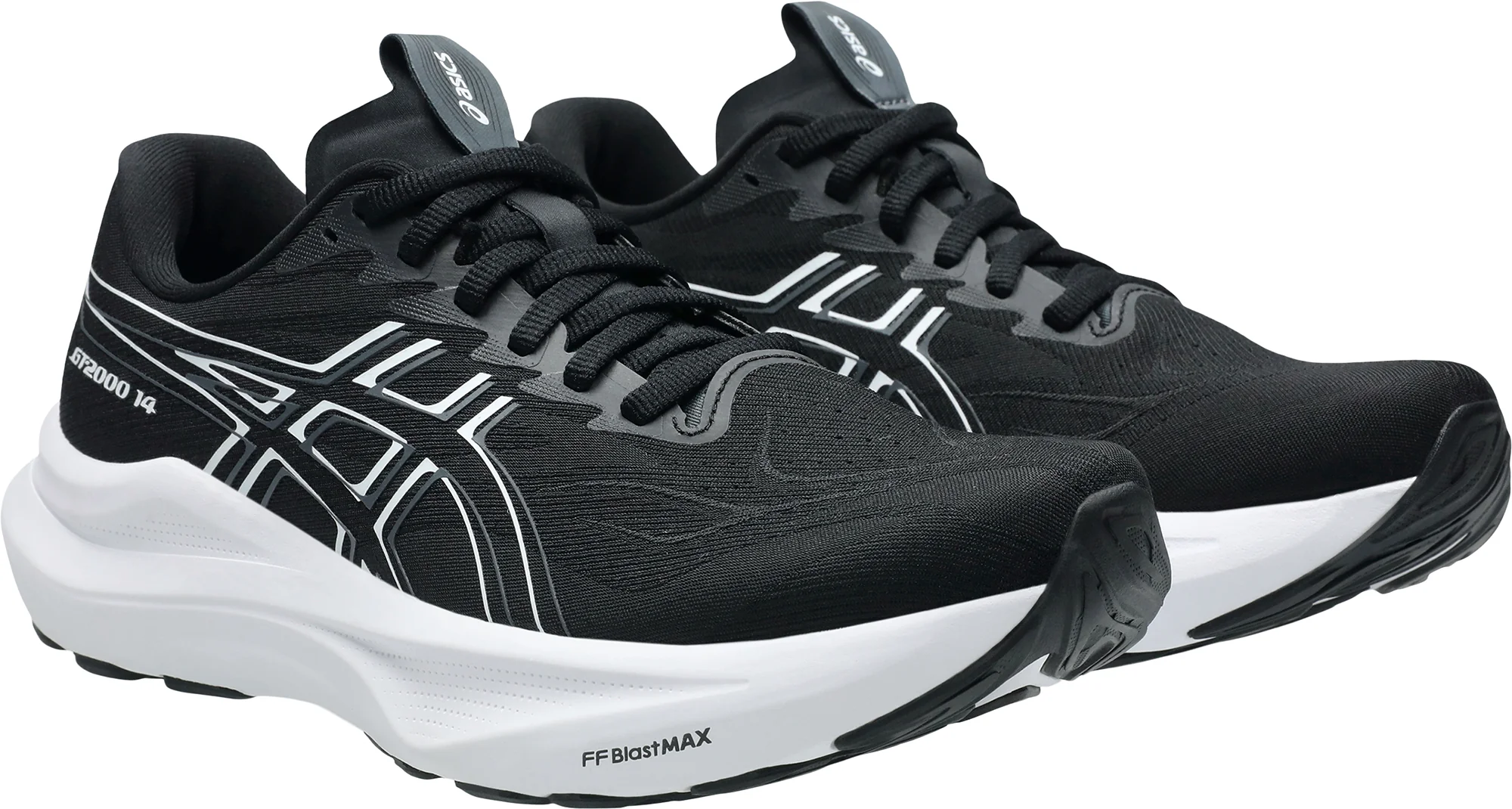 Asics GT 2000 14 Womens Running Shoes - Black - Image 6