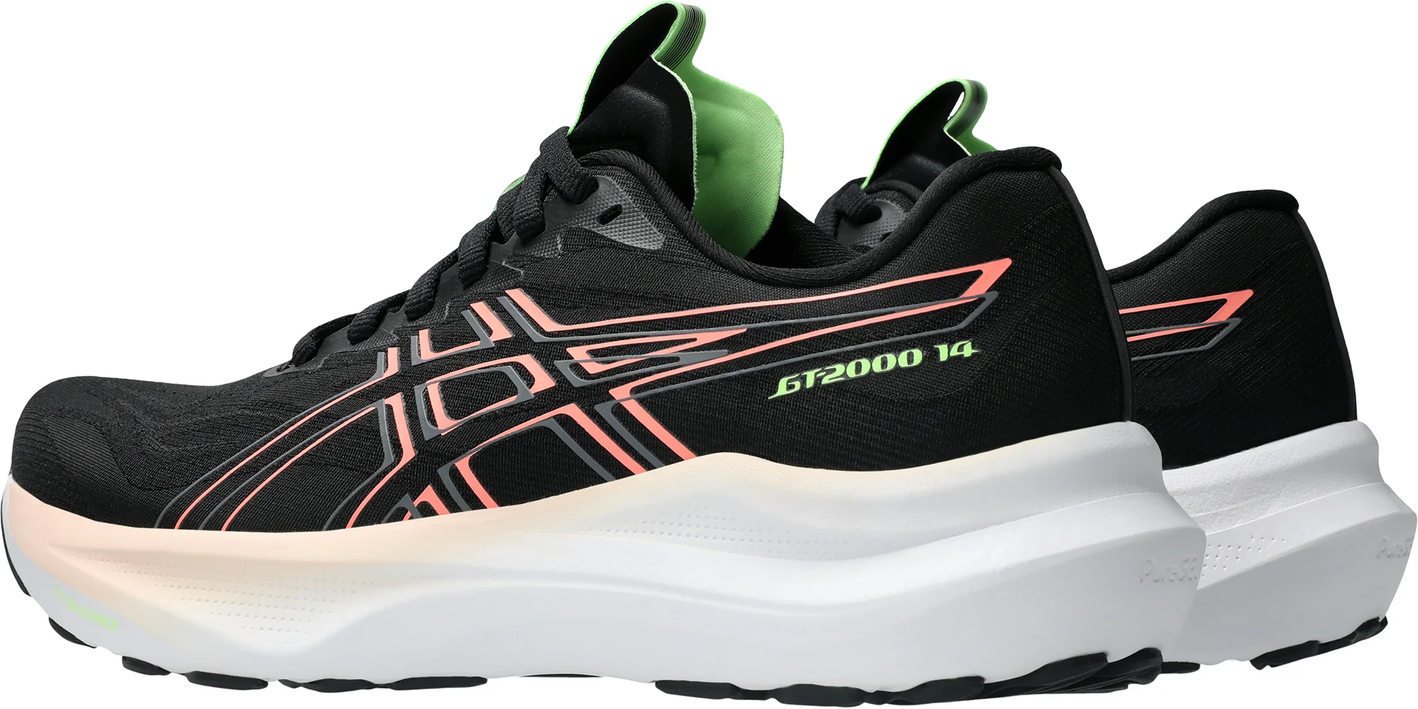 Asics GT 2000 14 Womens Running Shoes - Black - Image 5