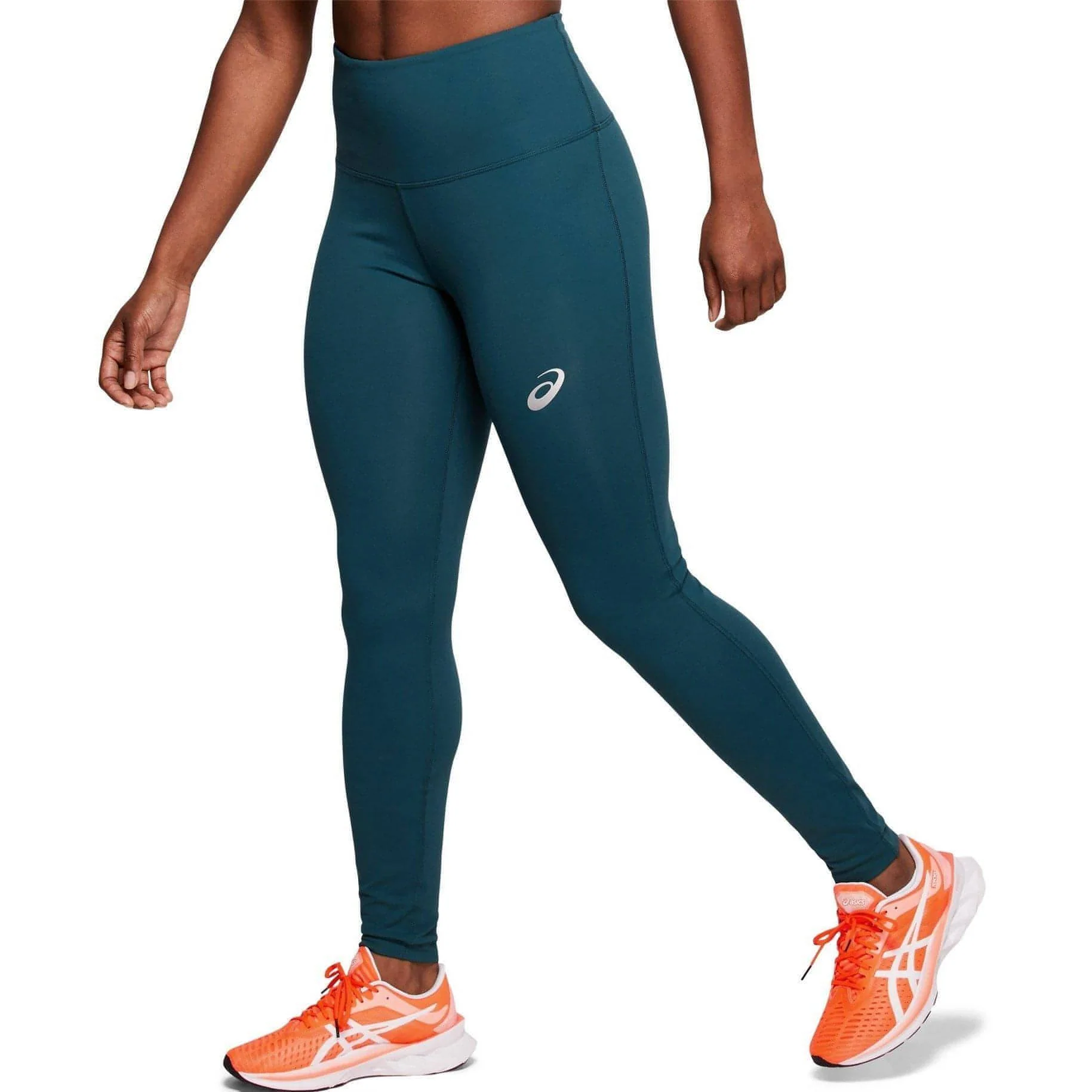 Asics High Waist 2 Womens Long Running Tights - Blue - Image 3