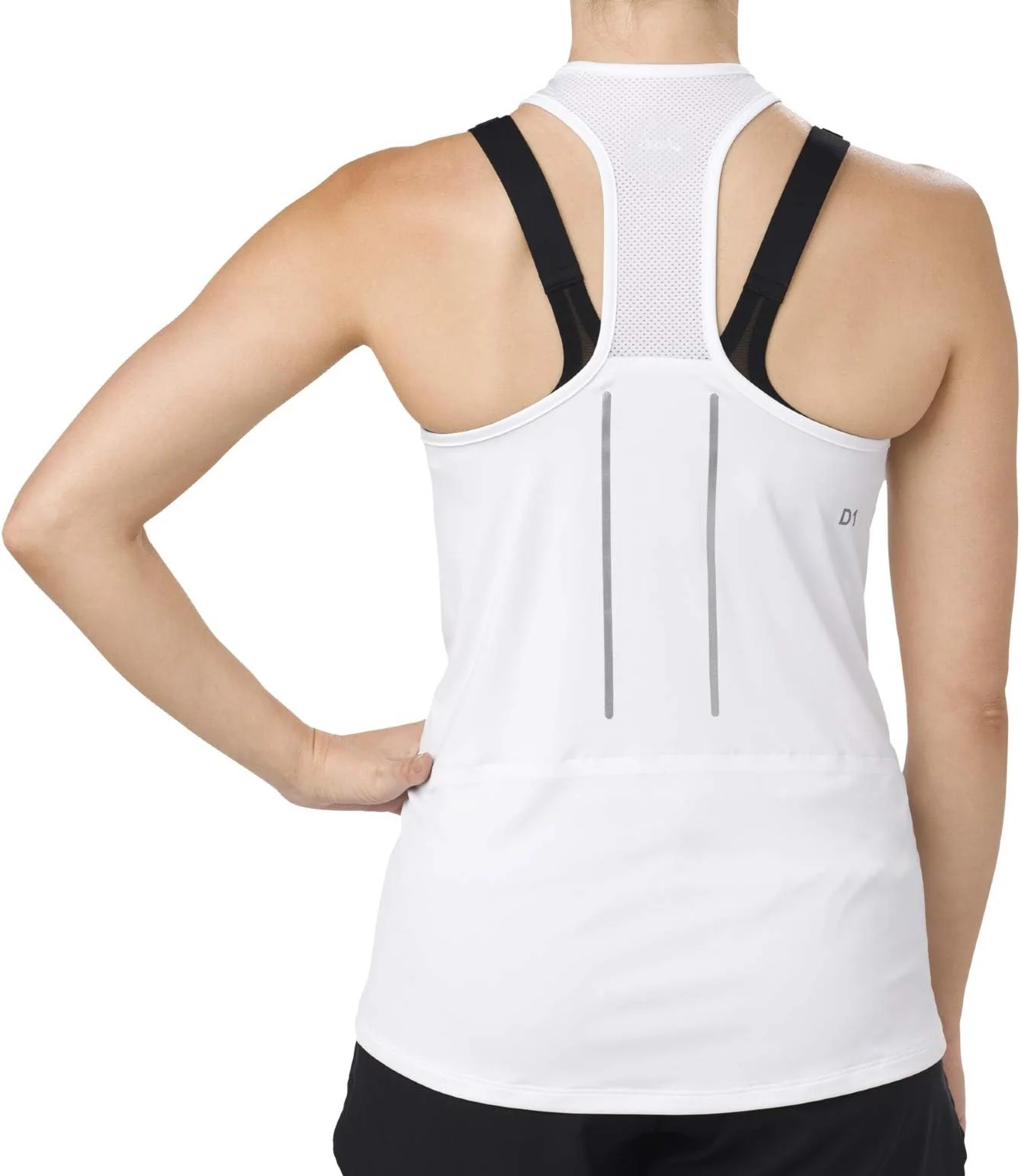 Asics Lite-Show Womens Running Vest Tank Top - White - Image 2