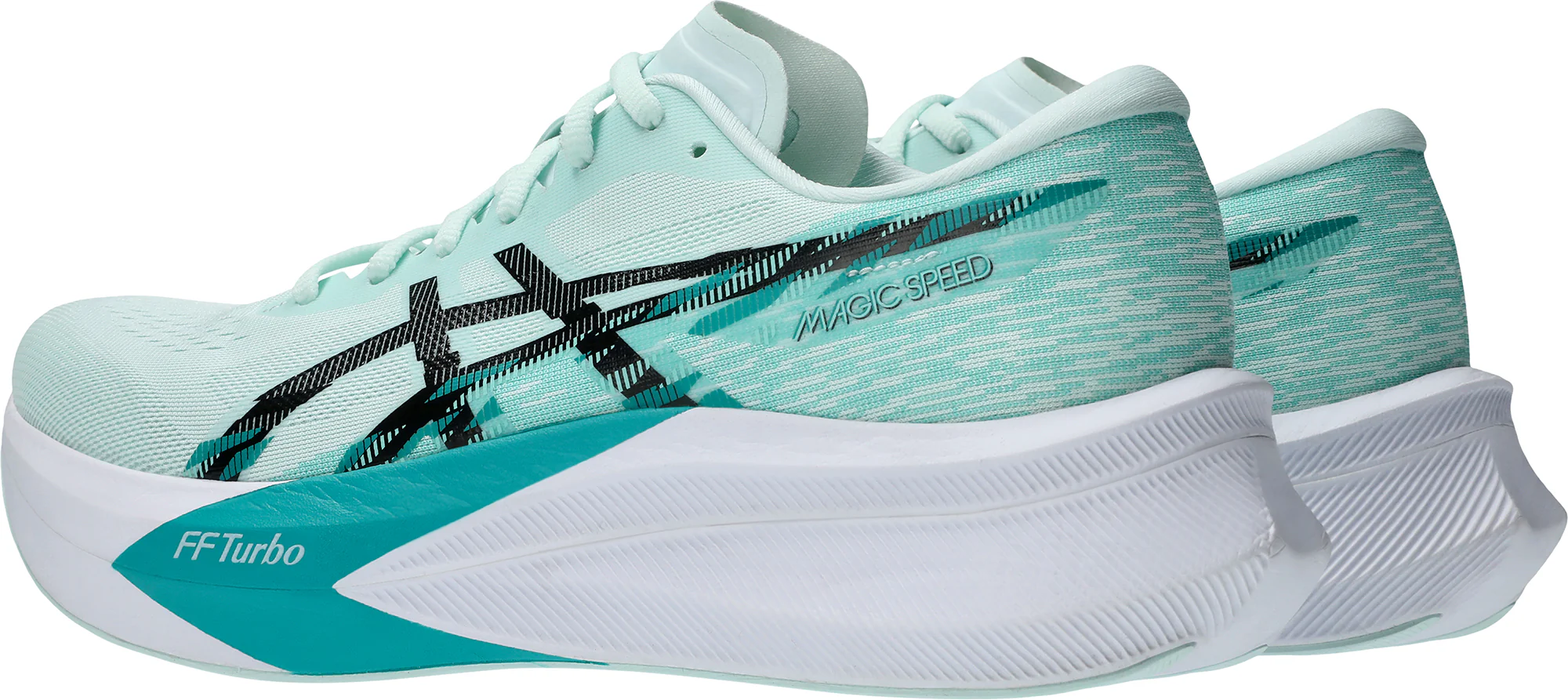 Asics Magic Speed 4 Mens Running Shoes - Green - Image 4