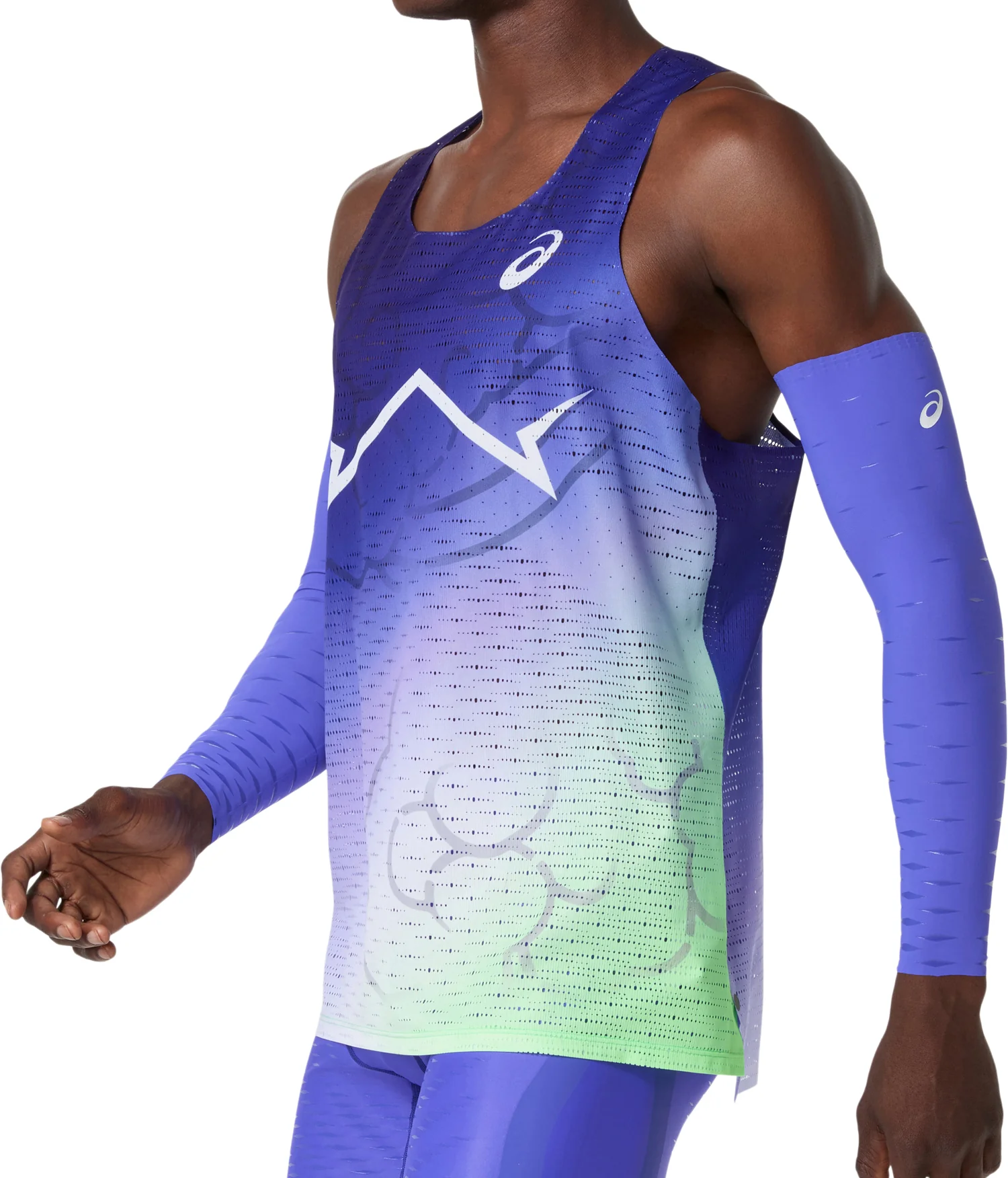 Asics MetaSpeed Mens Running Vest - Blue - Image 3