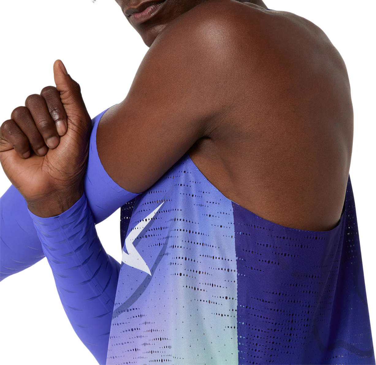 Asics MetaSpeed Mens Running Vest - Blue - Image 4