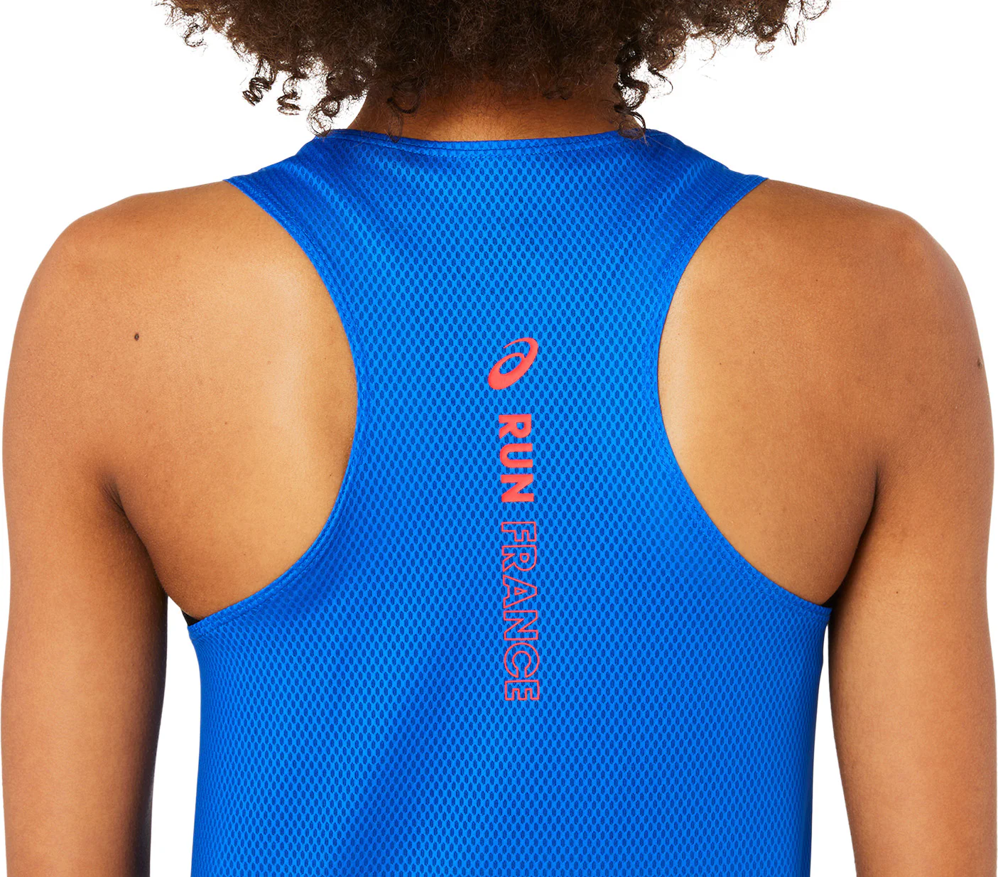 Asics Nation Womens Running Vest Tank Top - Blue - Image 5