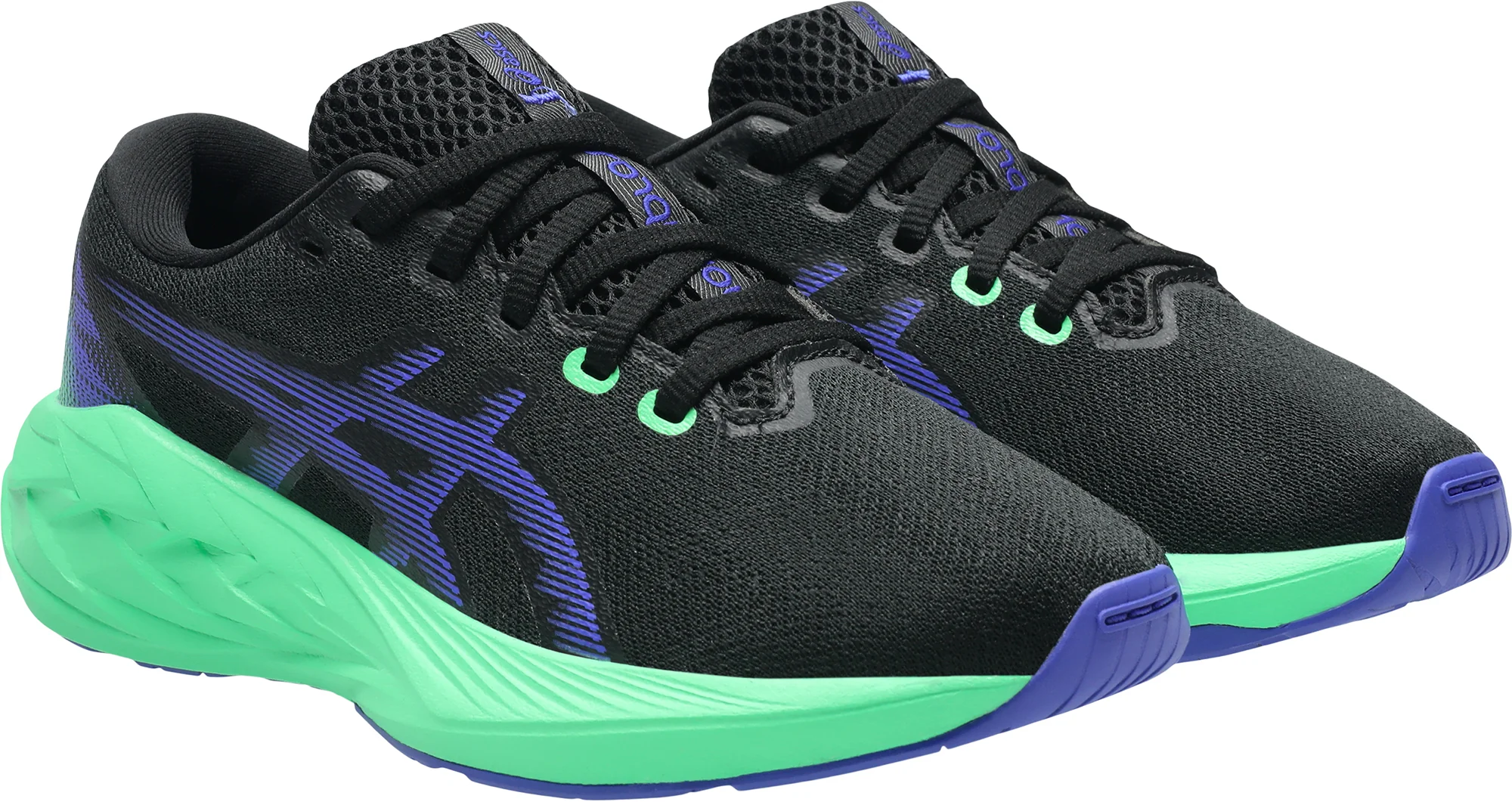 Asics NovaBlast 5 GS Junior Running Shoes - Black - Image 6
