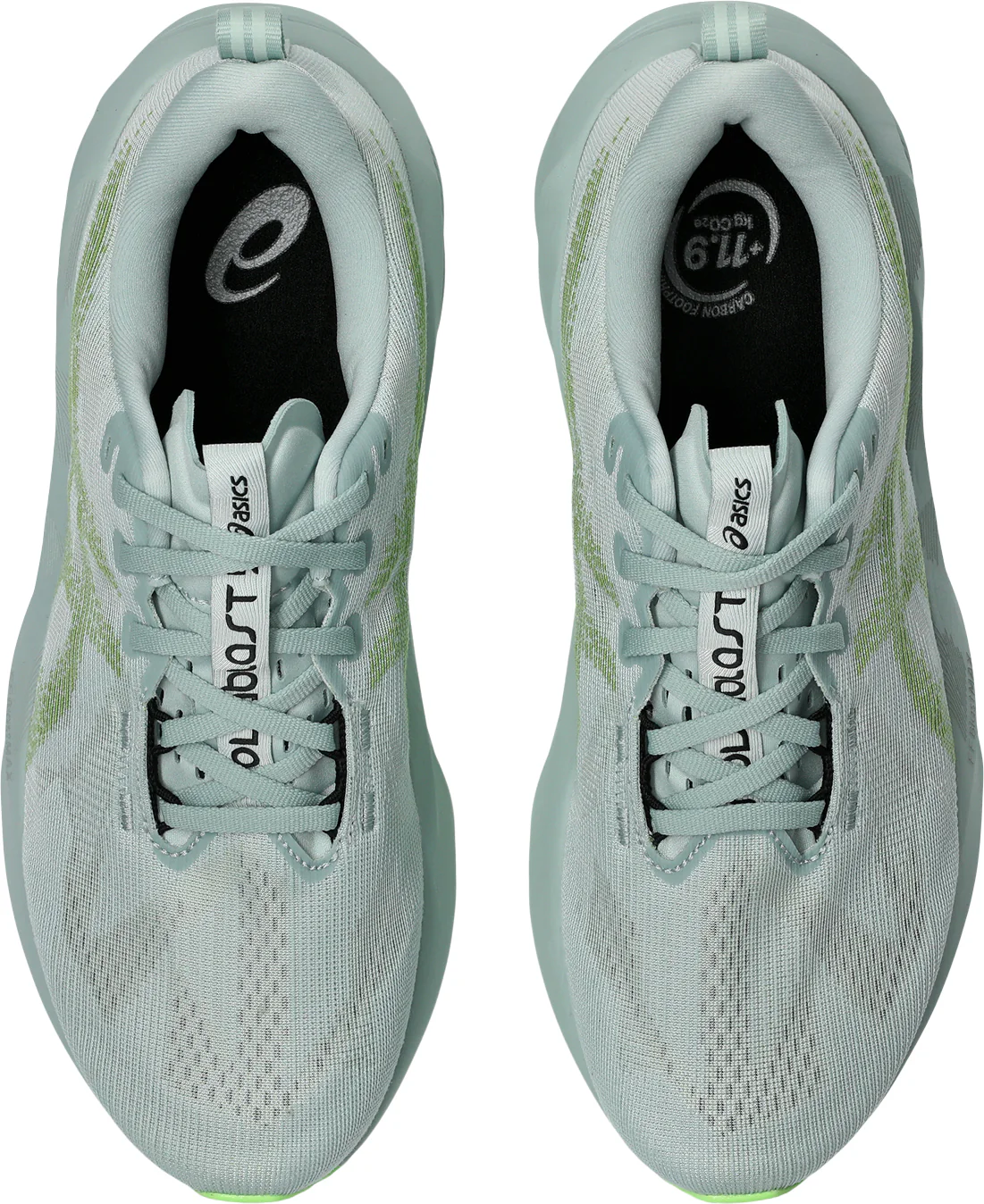 Asics NovaBlast 5 Mens Running Shoes - Green - Image 4