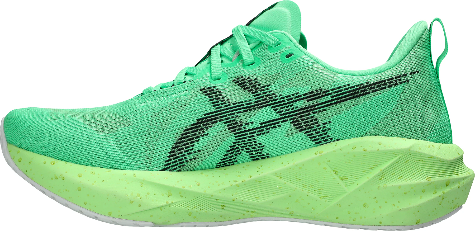Asics NovaBlast 5 Mens Running Shoes - Green - Image 3
