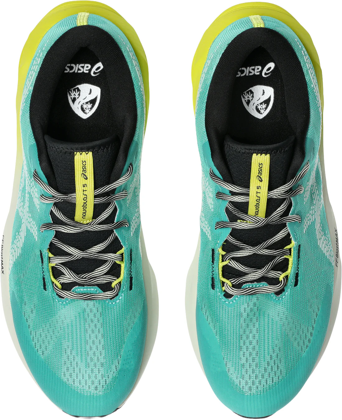 Asics NovaBlast 5 Mens Running Shoes - Green - Image 4