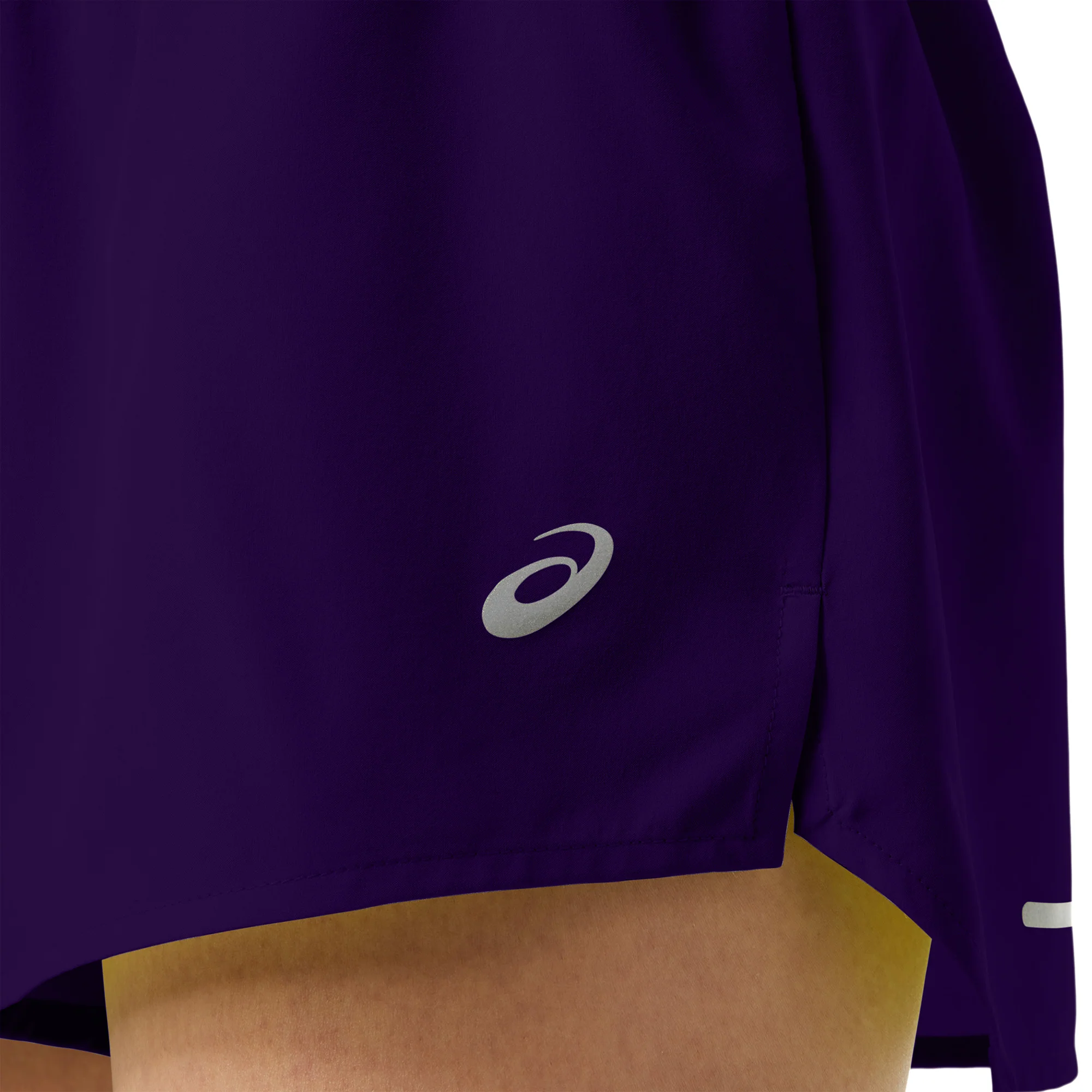 Asics Road 3.5 Inch Womens Running Shorts - Blue - Image 3