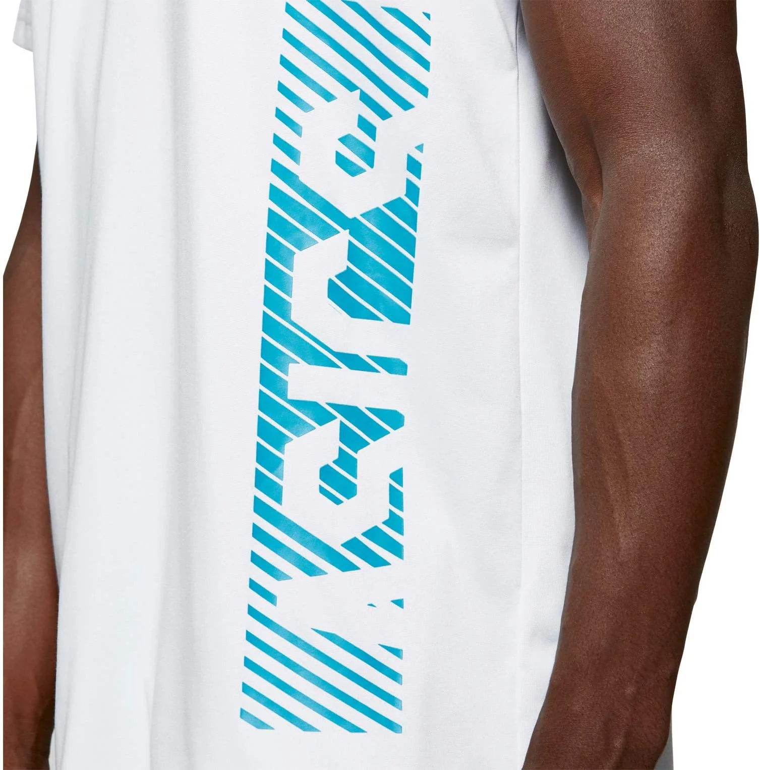 Asics Solution Dye GPX Short Sleeve Mens Running Top - White - Image 3